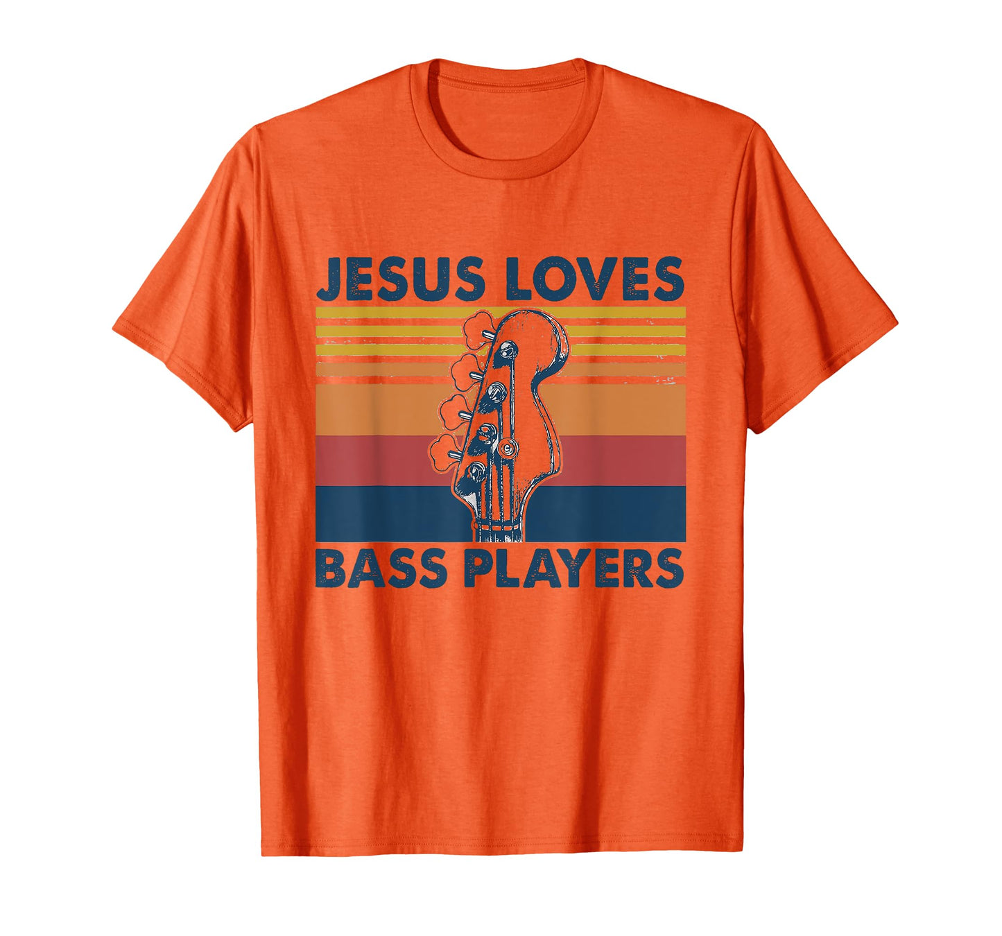Jesus Loves Bass Players Christian Musician Funny Shirt Gift T-Shirt