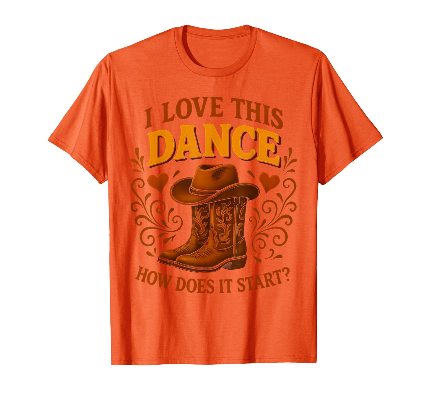 Retro How Does This Dance Start Line Dancer Country T-Shirt