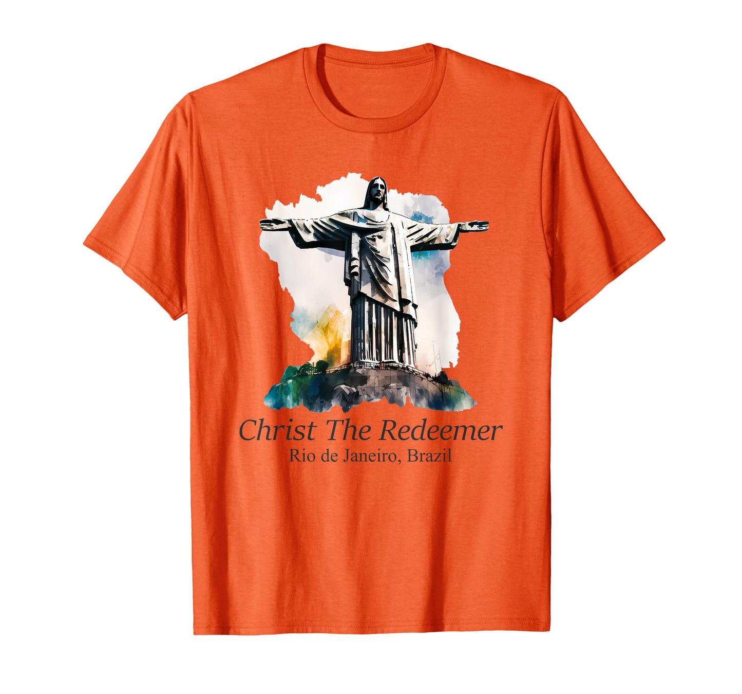Funny Jesus Christ The Redeemer Travel Destination Graphic T-Shirt
