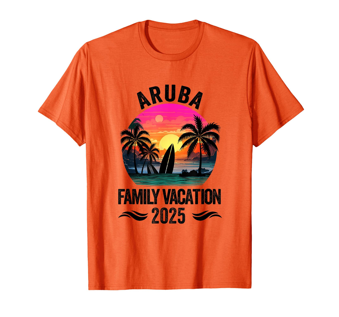 Aruba Family Vacation 2025 Matching Outfits Beach Summer T-Shirt