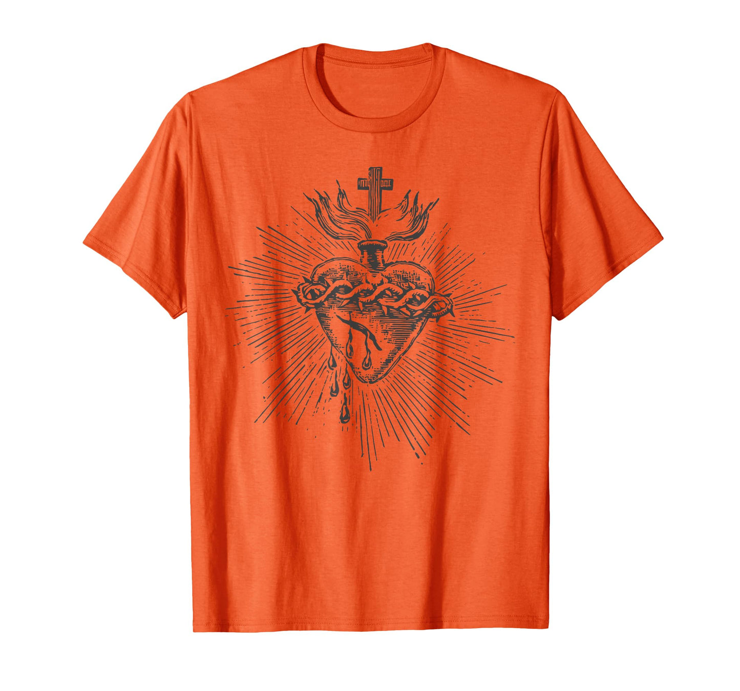 Devotion to the Sacred Heart of Jesus Vintage Catholic Art T-Shirt