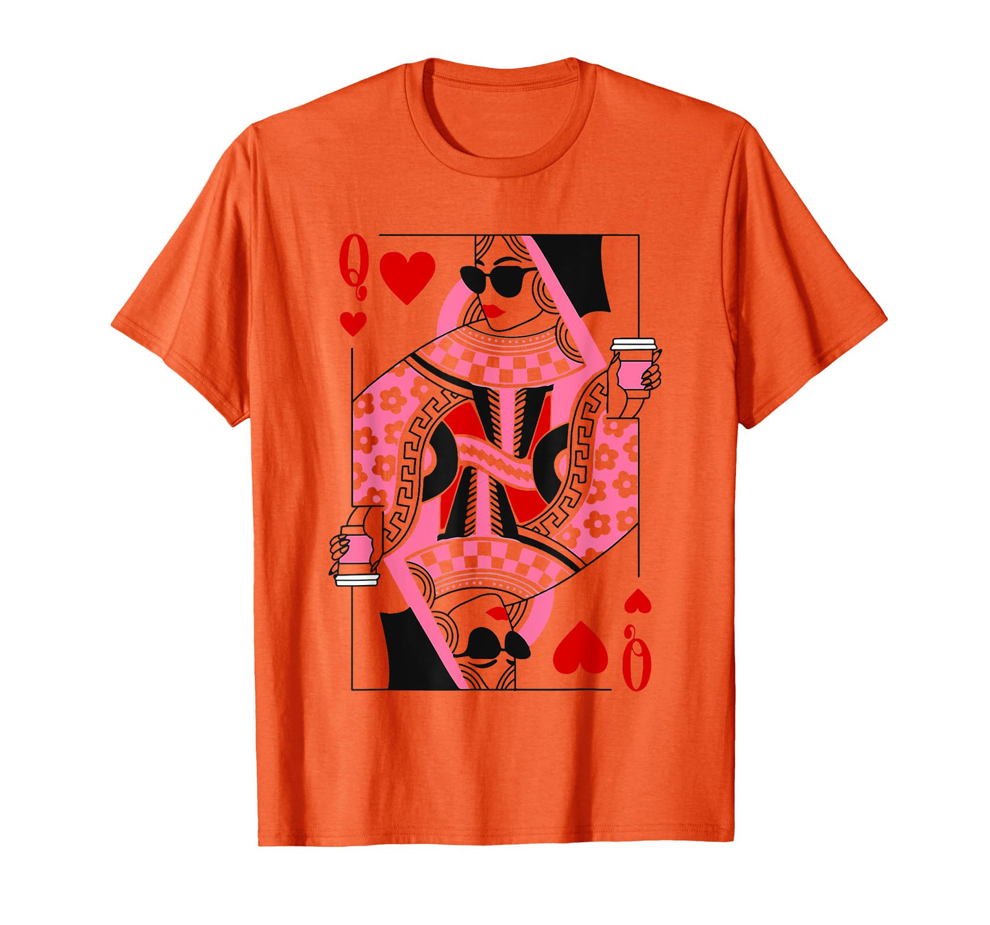 Queen of Hearts Coffee Lover T-Shirt