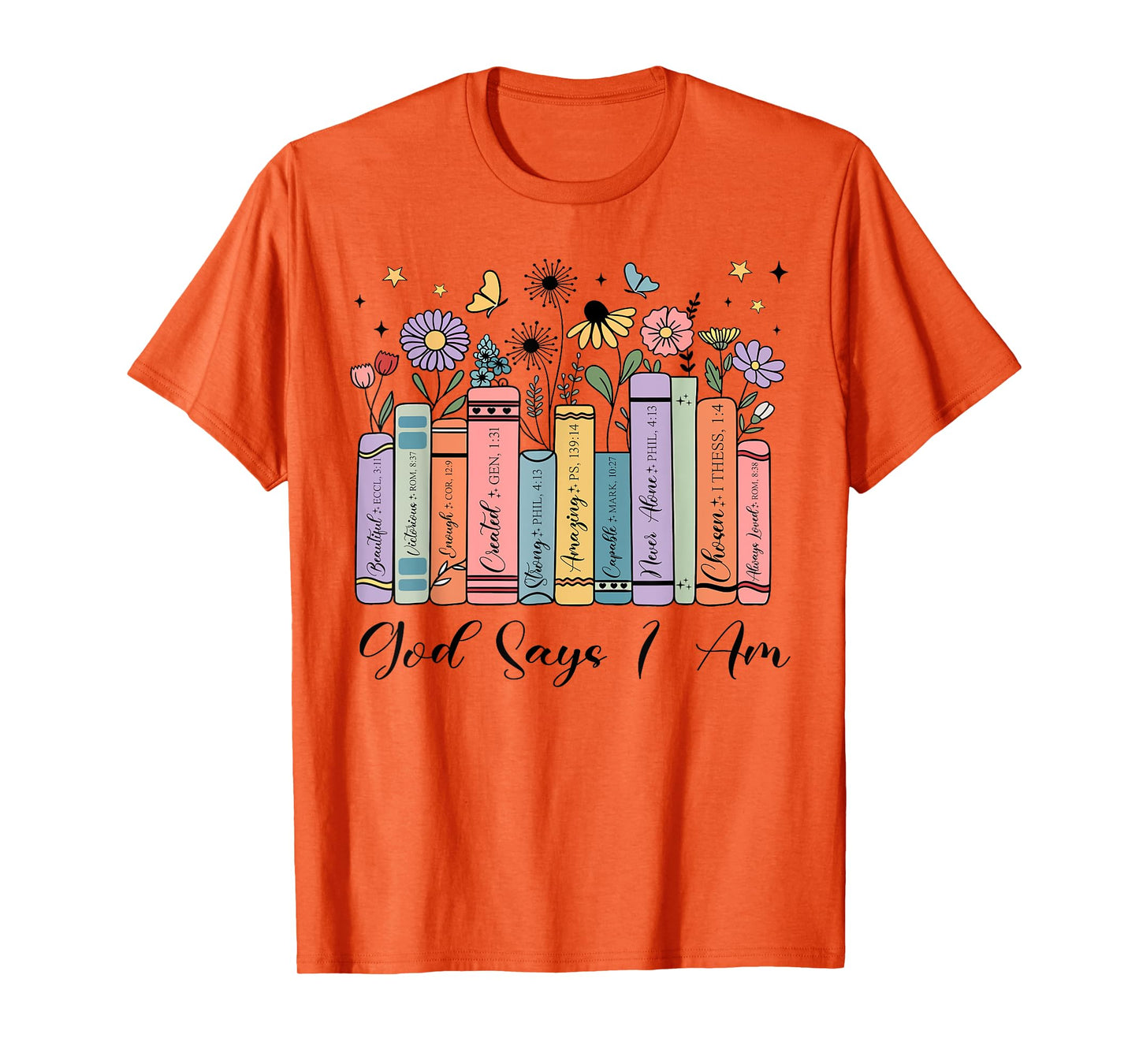 God Says I Am Floral Book Cute Christian Teen Girl Toddler T-Shirt
