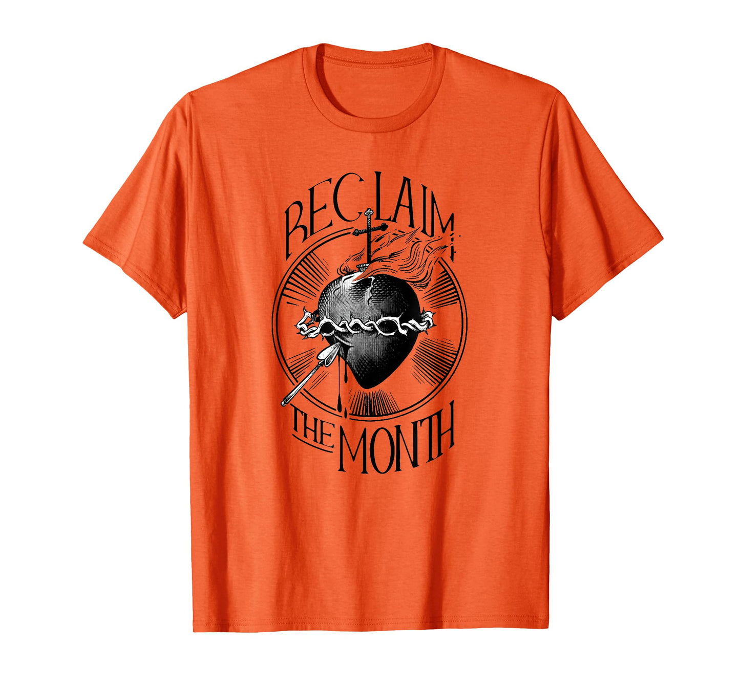 Funny Reclaim The Month Sacred of Heart of Jesus T-Shirt