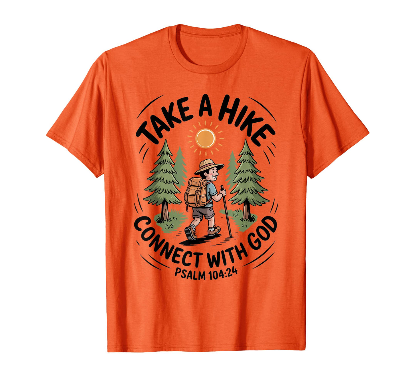 Take A Hike Connect With God T-Shirt