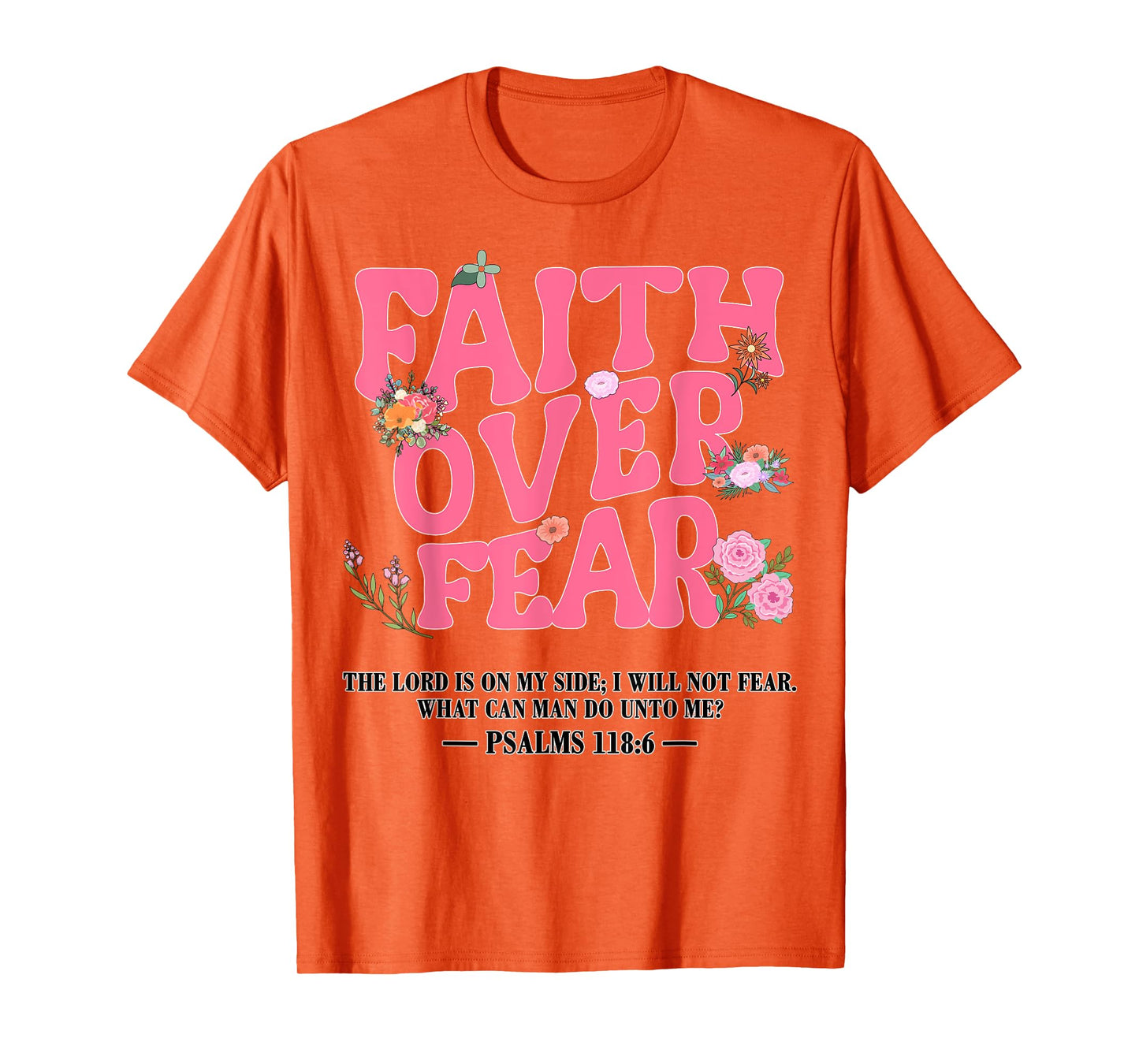 Girl Faith Over Fear Christian Jesus Toddler God Daughter T-Shirt