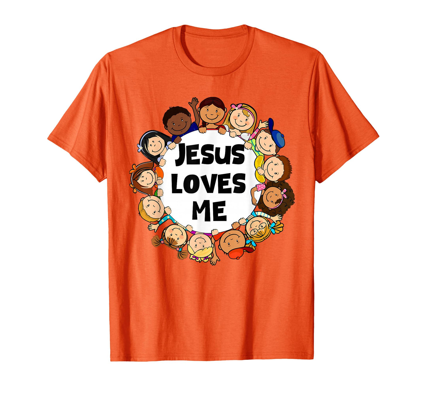 Kids Jesus Loves Me Cute Christian Faith Girl Boy Toddler T-Shirt
