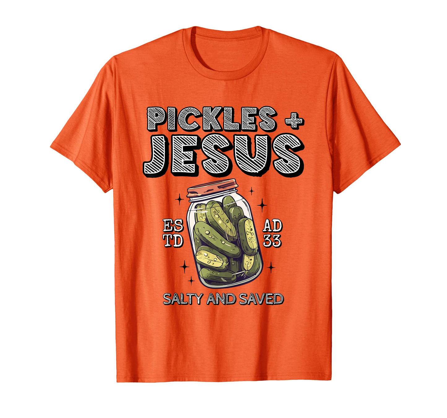 Pickles Jesus Salty and Saved T-Shirt