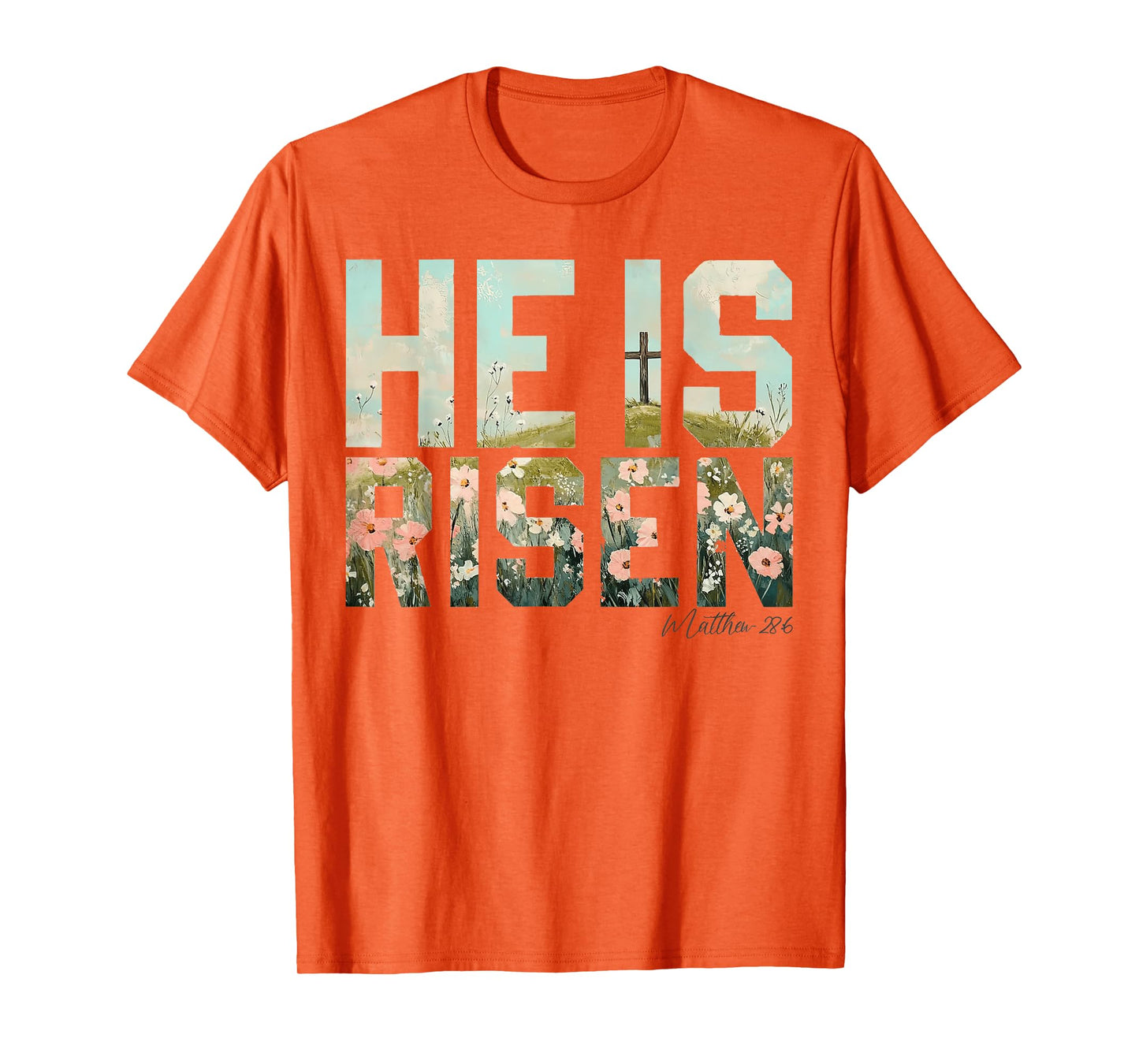 He is Risen Boho Easter Christian Jesus T-Shirt