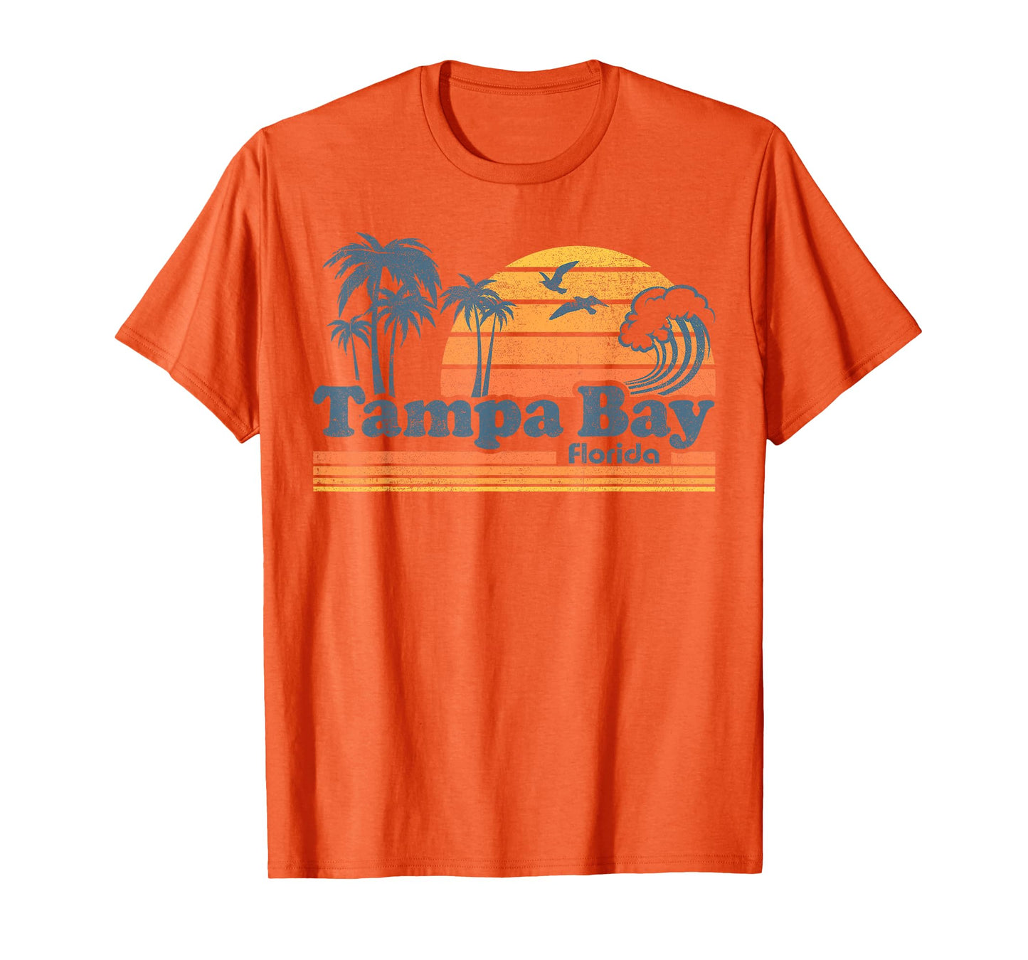 Tampa Bay Florida Beach Vintage Spring Break Vacation Retro T-Shirt