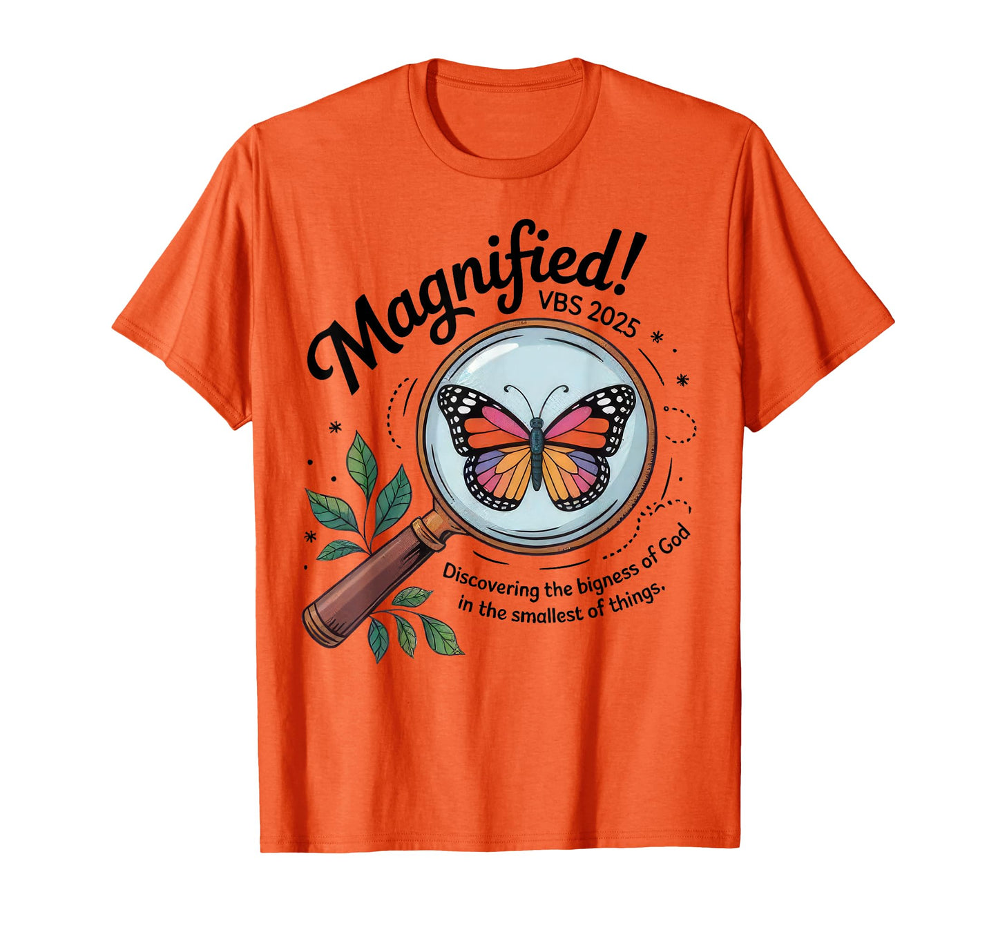 Butterfly VBS 2025 Magnified Discovering The Bigness Of God T-Shirt