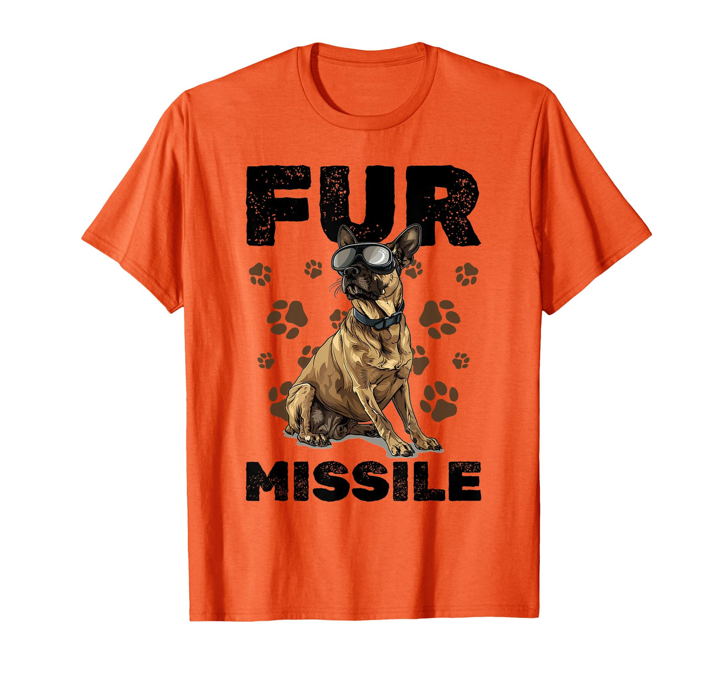 Belgian Malinois Dog Breed Fur Missile Men Women Girls Kids T-Shirt
