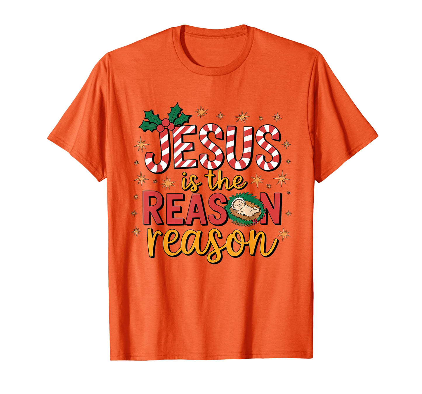 Jesus Is The Reason For The Season Christian Christmas T-Shirt
