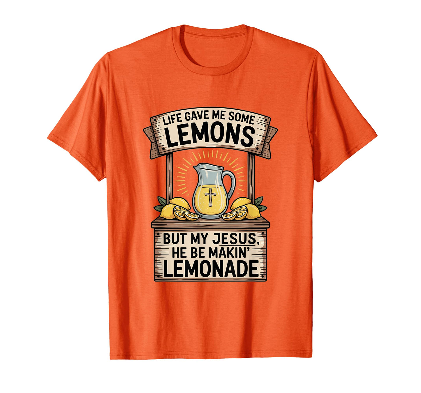 Cute Retro Christian Faith My Jesus he be Makin Lemonade T-Shirt
