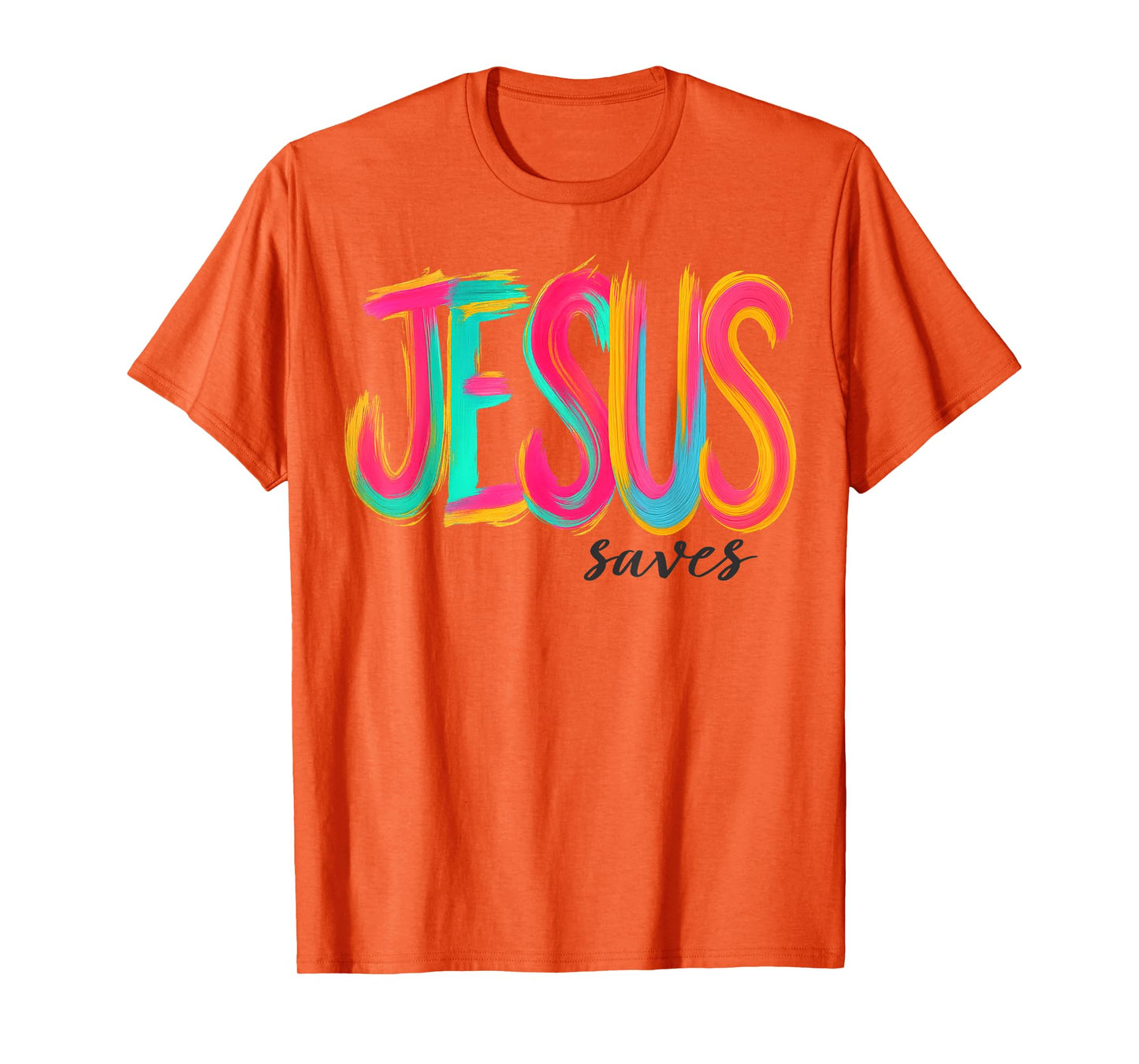 Jesus Saves Christian Cross God Faith Bible Pray Religious T-Shirt