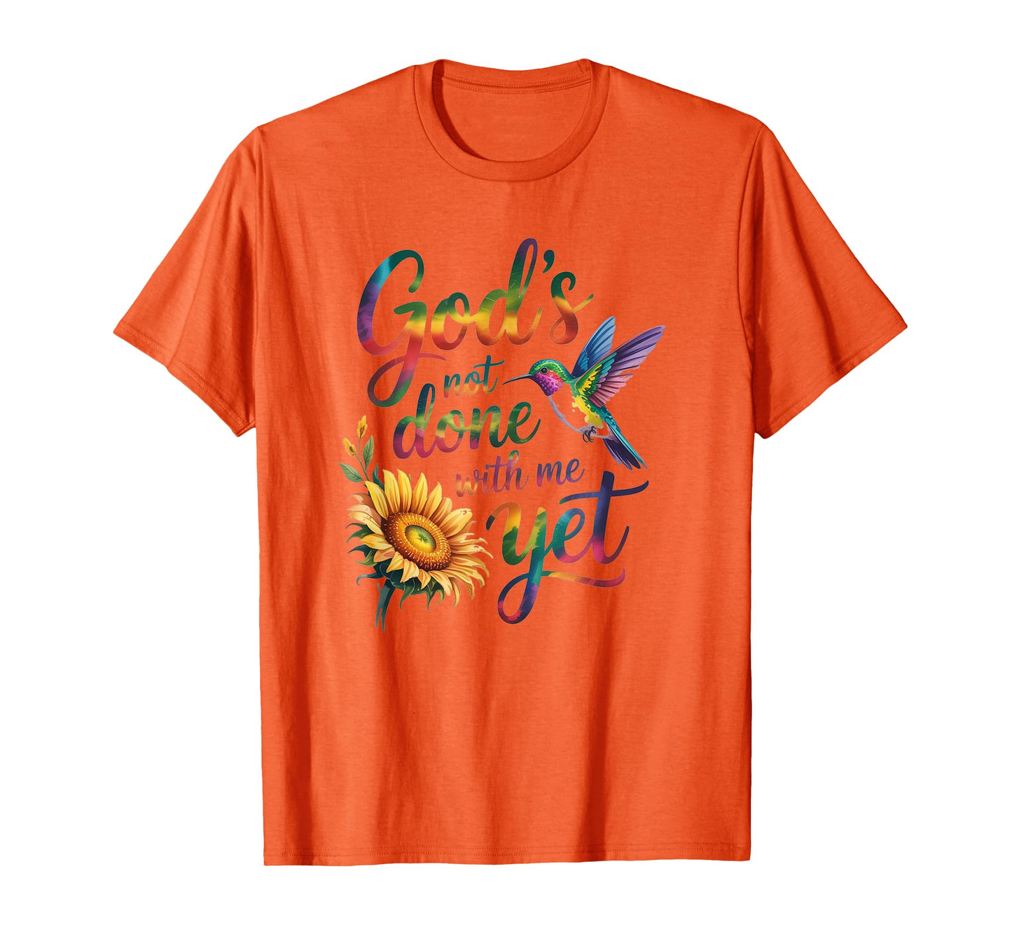 God's Not Done with Me Yet Faithful Journey Apparel T-Shirt
