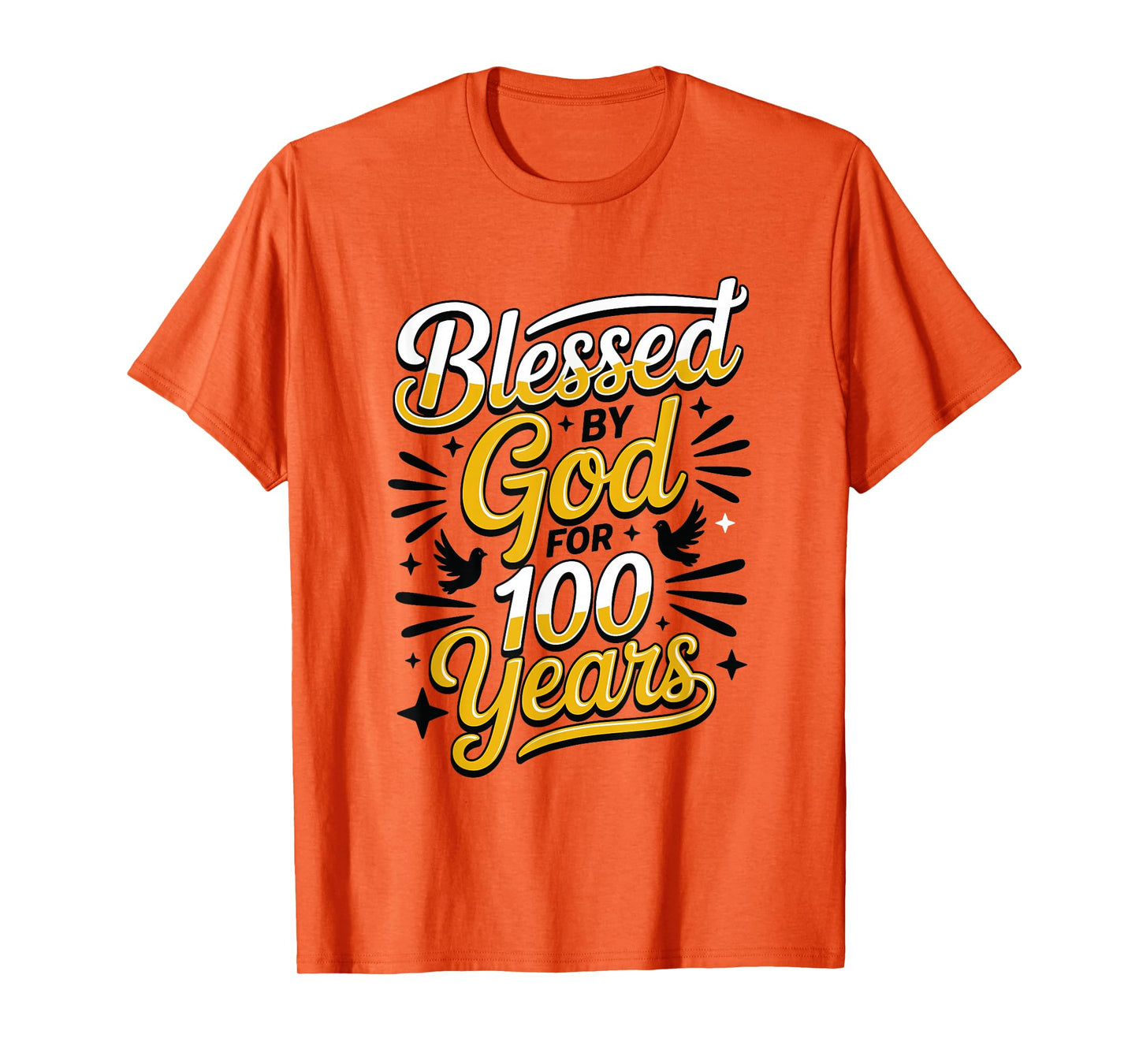 100th Birthday Religious Blessed by God for 100 Years T-Shirt