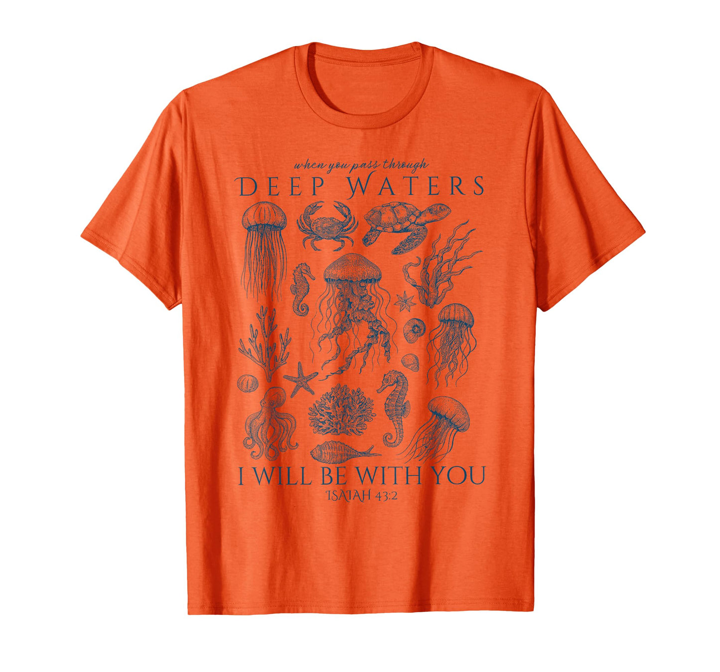 Christian Ocean Animal Coastal Sea Deep Water Life Men Women T-Shirt