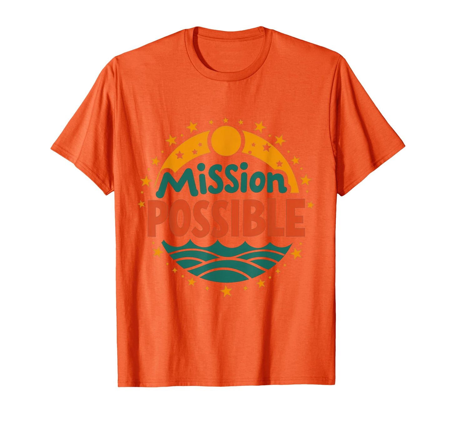 Mission Possible Motivational Inspirational School T-Shirt