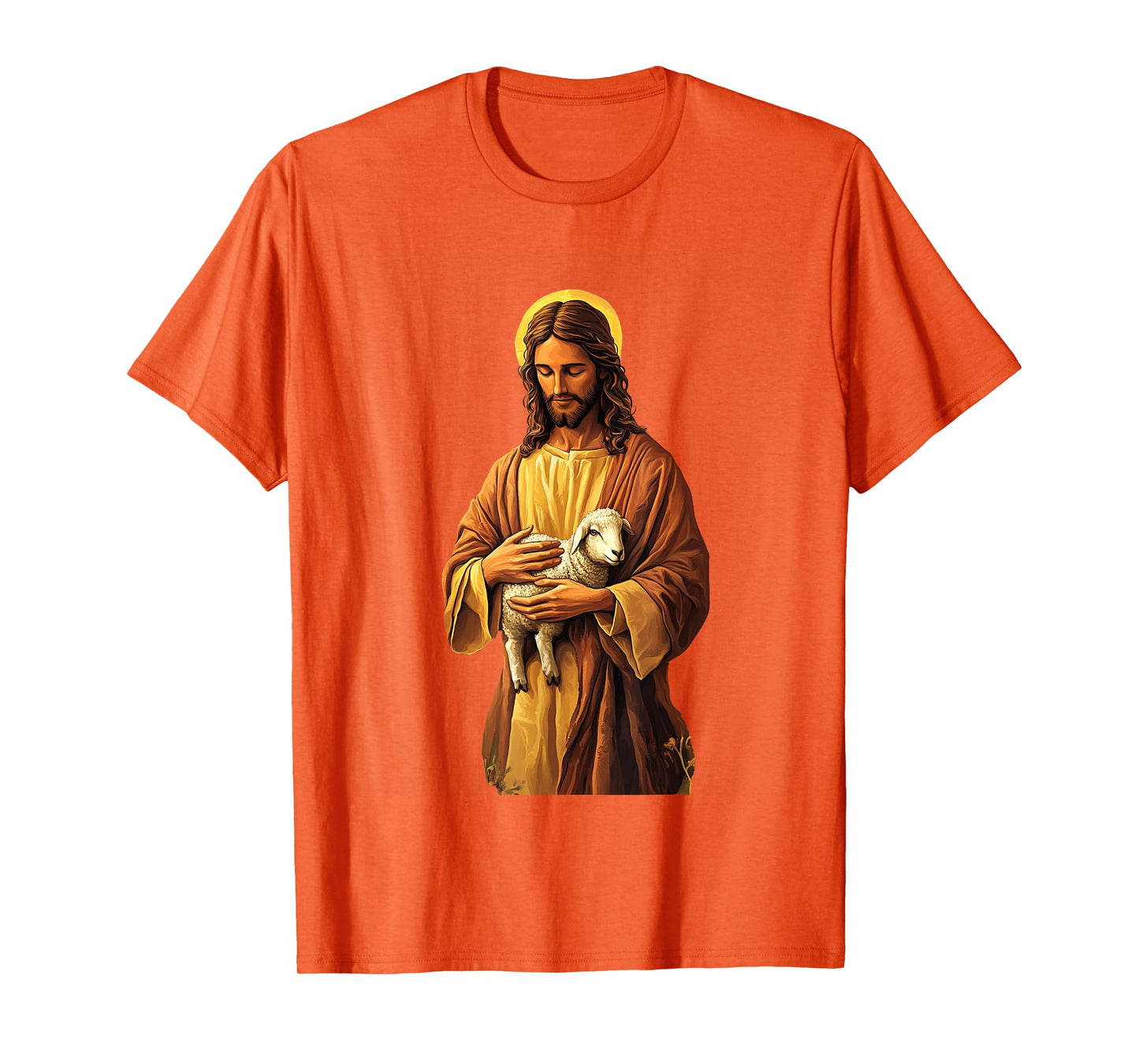 Jesus Holding Lamb Good Shepherd T-Shirt