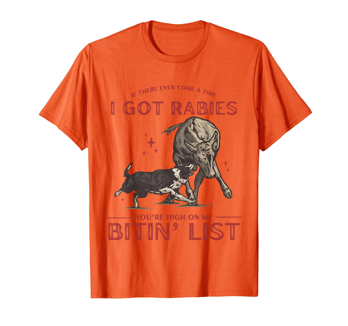 If There Ever Come Time I Got Rabies You're High On Vintage T-Shirt