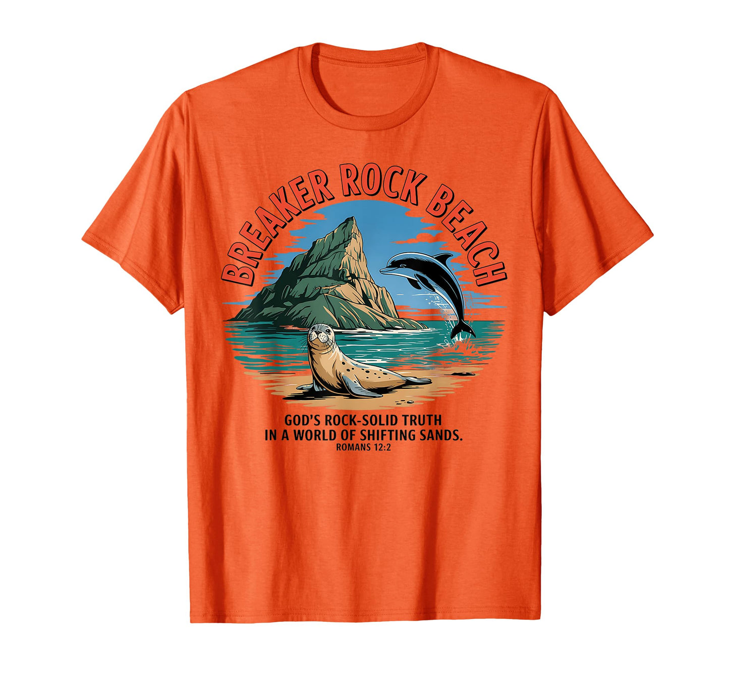 Breaker Rock Beach Christian God's Rock-Solid Truth VBS 2025 T-Shirt