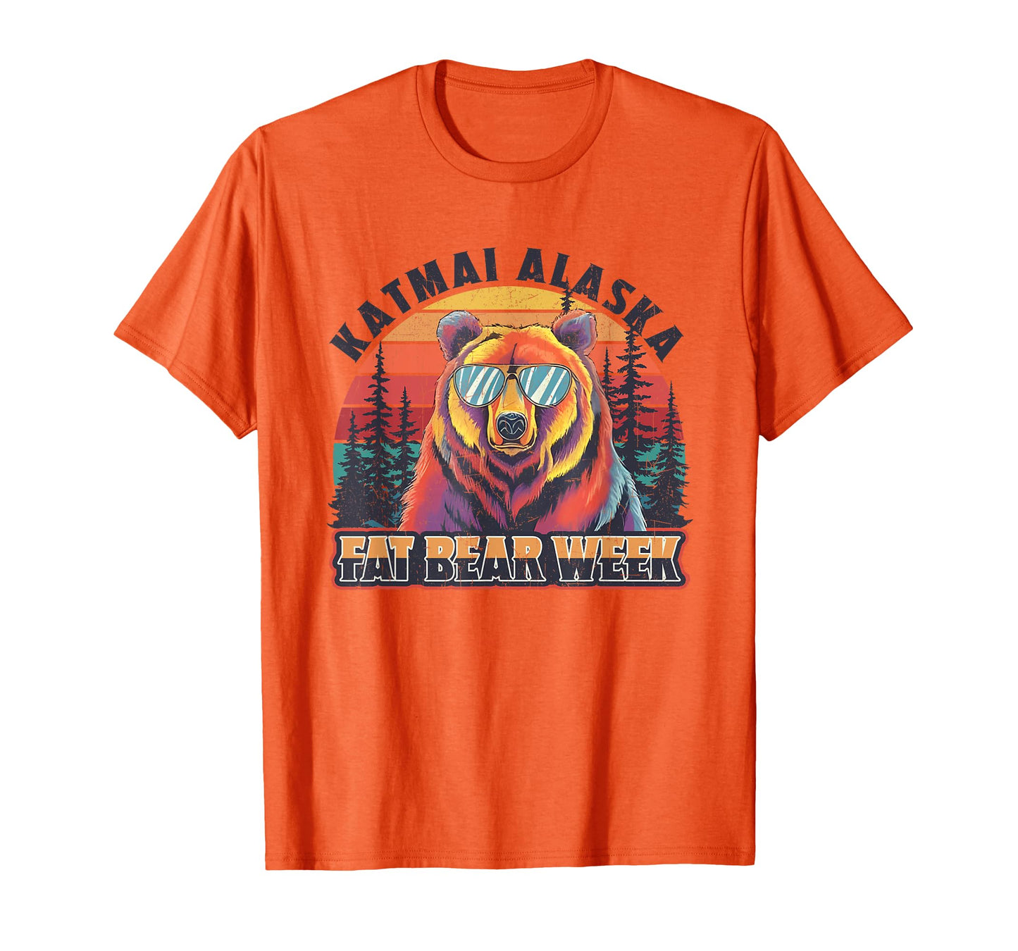 Katmai Alaska Fat Bear Week Vintage Nature Quote T-Shirt
