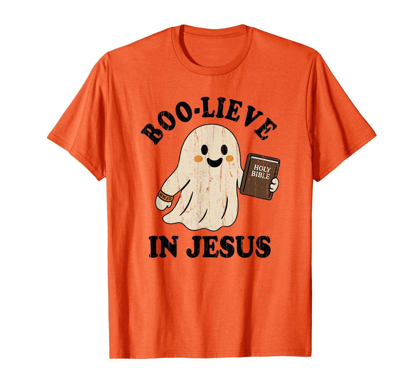 Boo-Lieve in Jesus, Christian Halloween T-Shirt