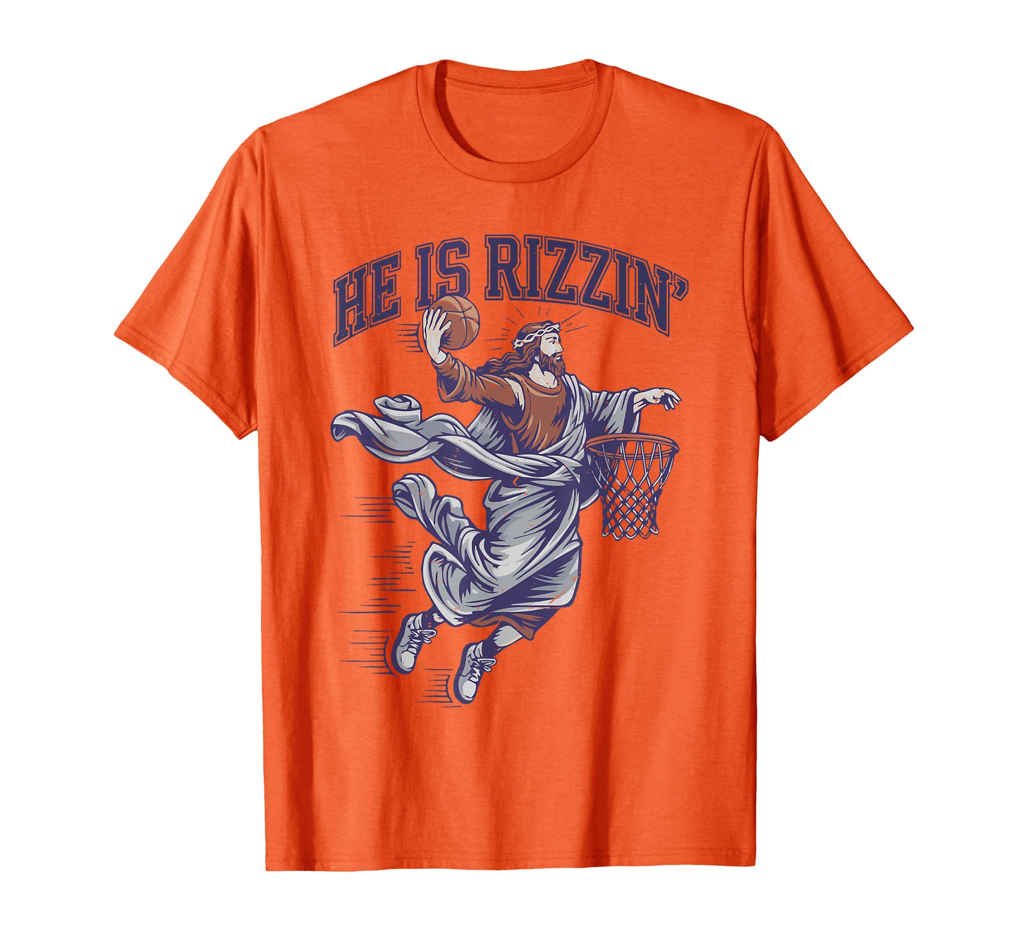 Toddler Boy He Is Rizzin Jesus Basketball Christian God Son T-Shirt