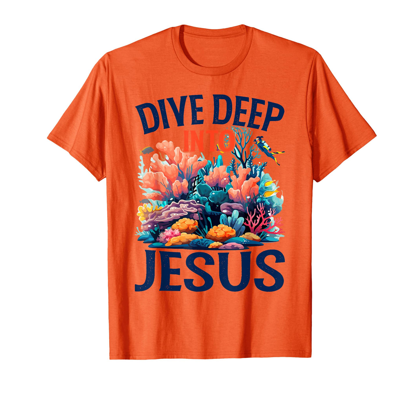 Dive Deep Into Jesus VBS Scuba Diving Underwater Bible 2025 T-Shirt