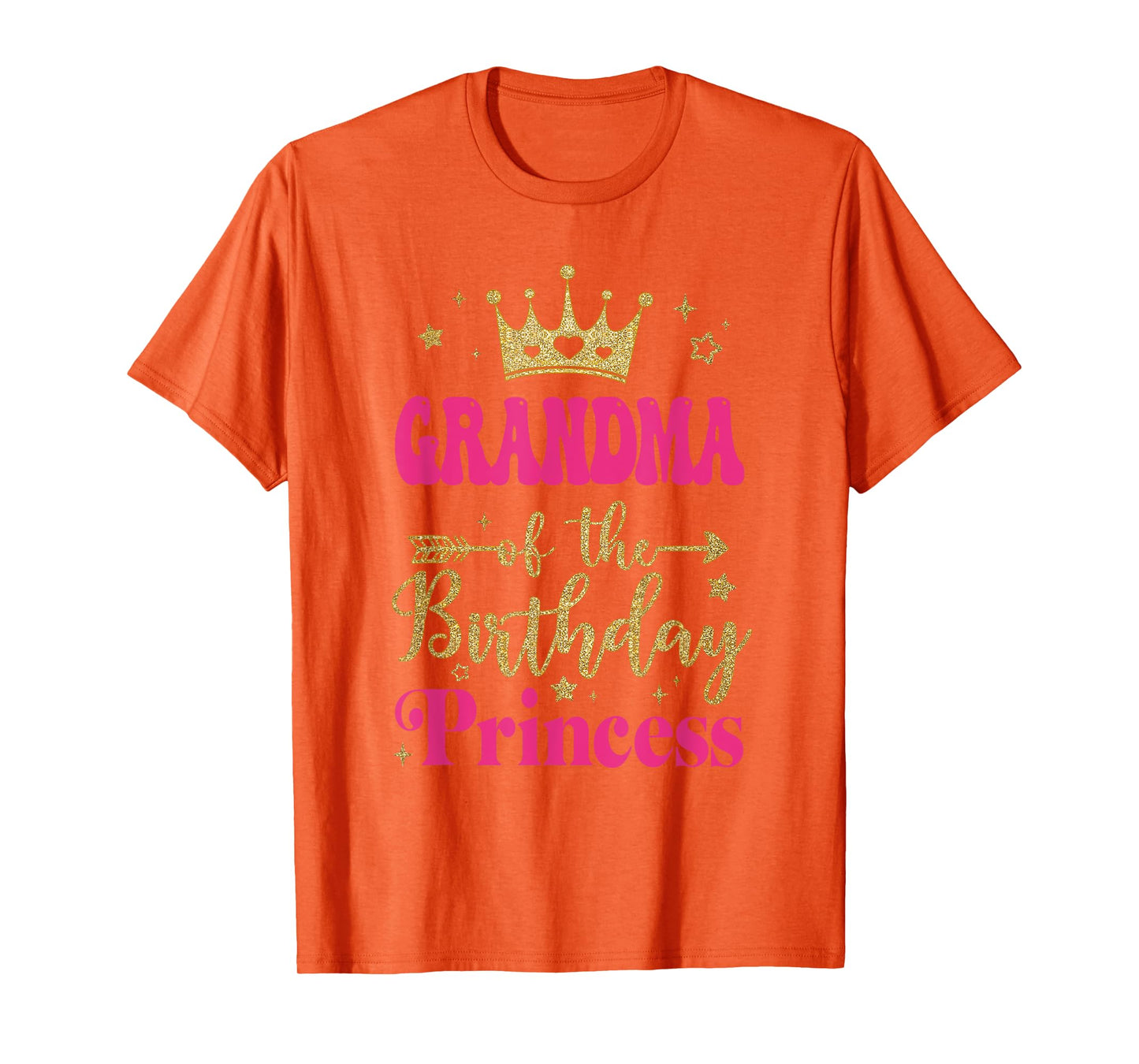 Grandma Of The Birthday For Girl 1St Birthday Princess Girl T-Shirt