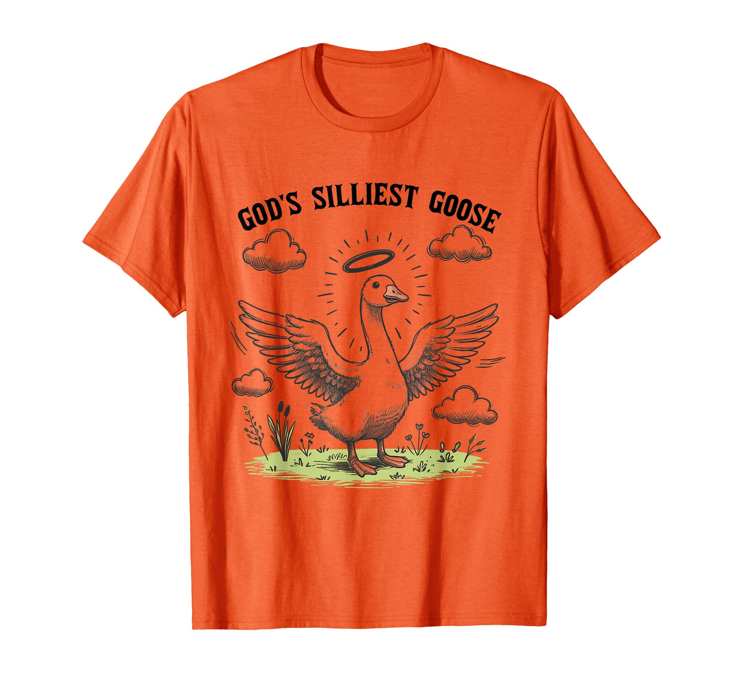 God's Silliest Goose Funny Duck Christian Men Women Kids T-Shirt