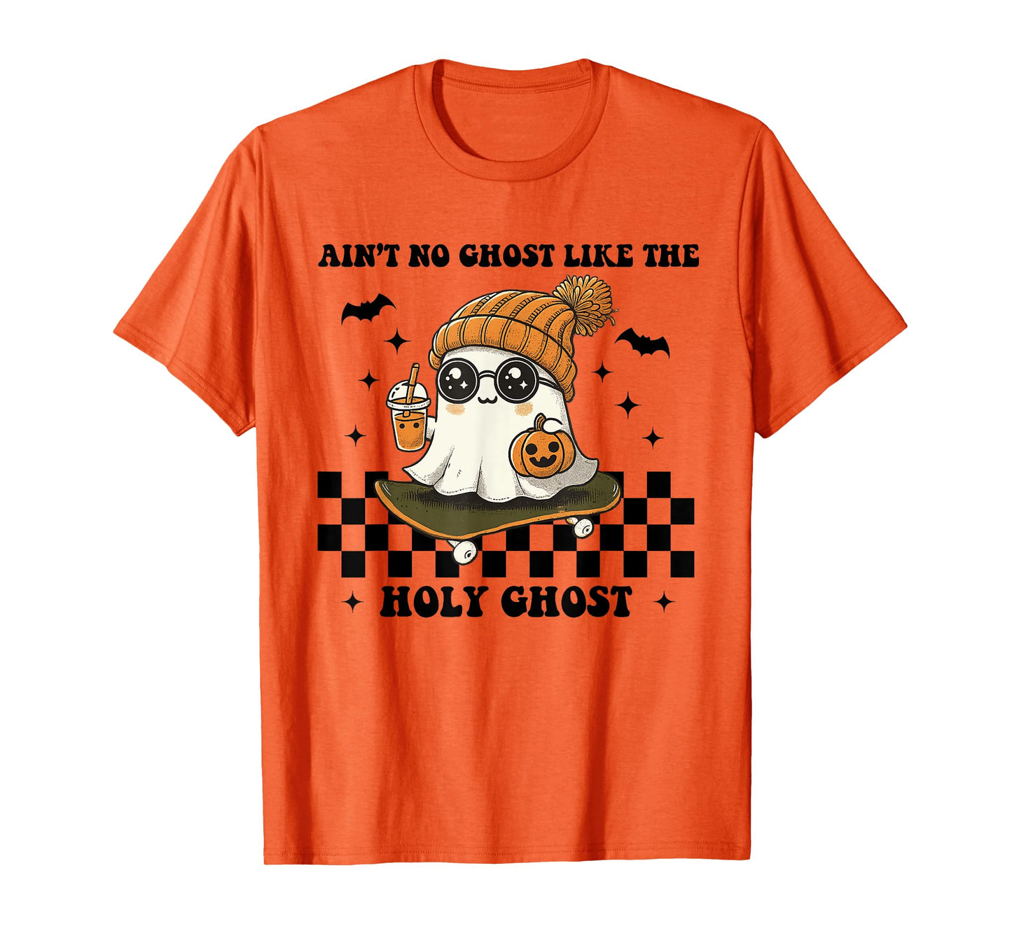 Ain't No Ghost Like The Holy Ghost Funny Christian Halloween T-Shirt