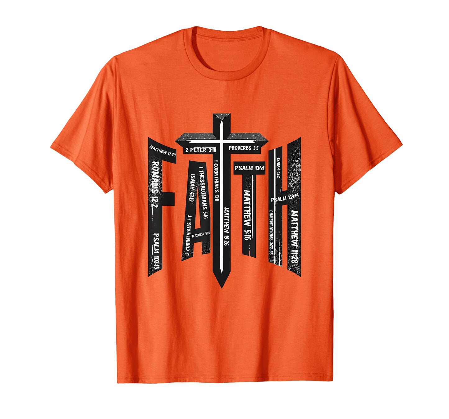 Christian Faith Bible Verses Religious Beliefs T-Shirt