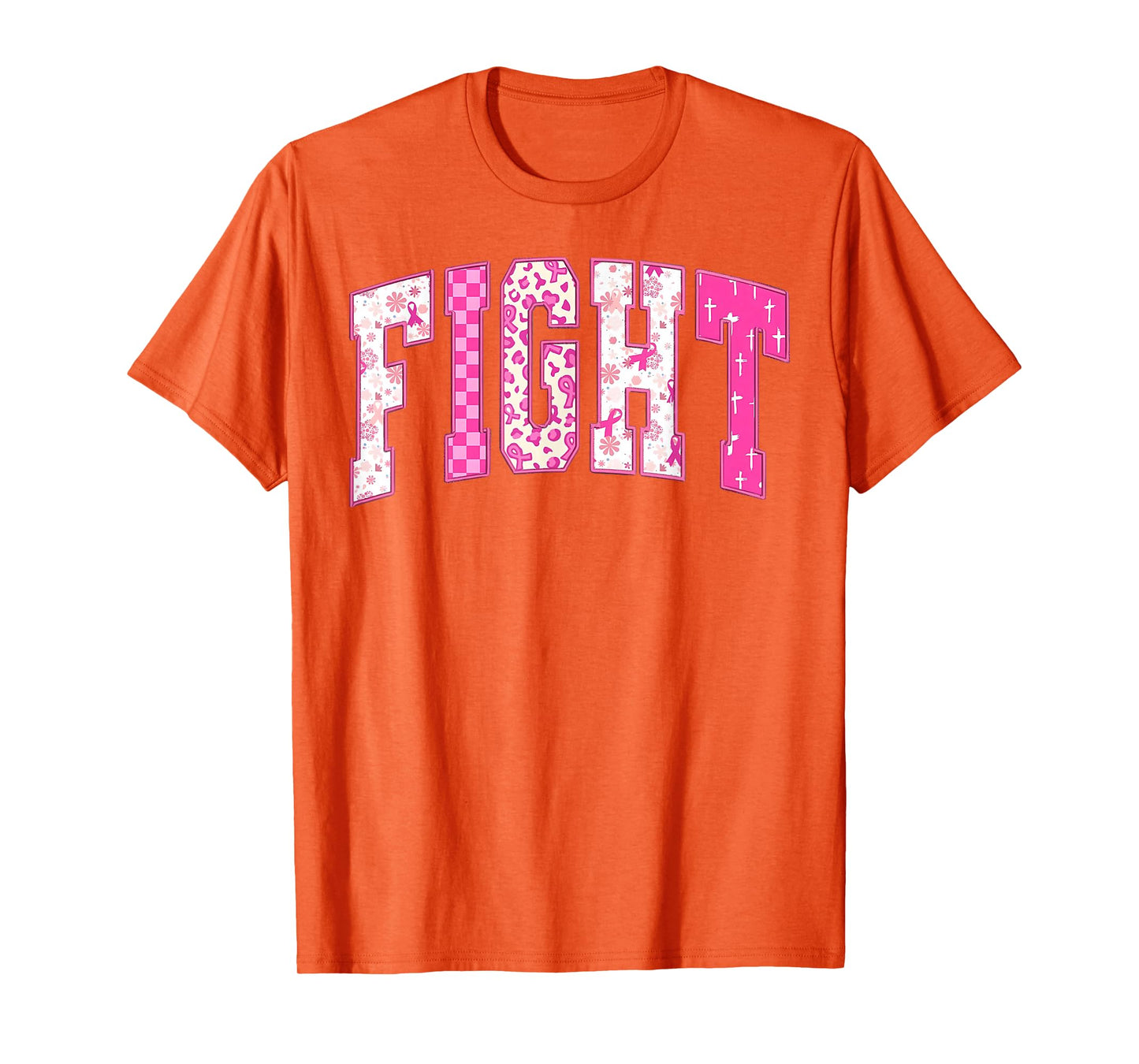 Breast Cancer Christian Fight Hope Faith Love Matching Group T-Shirt