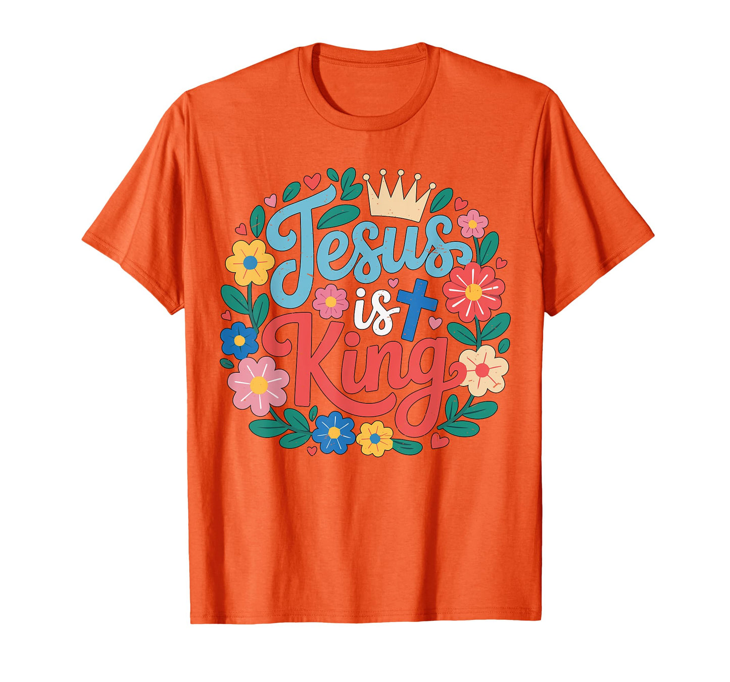 Toddler Girl Jesus Is King Boho Christian God Sister Mom Kid T-Shirt