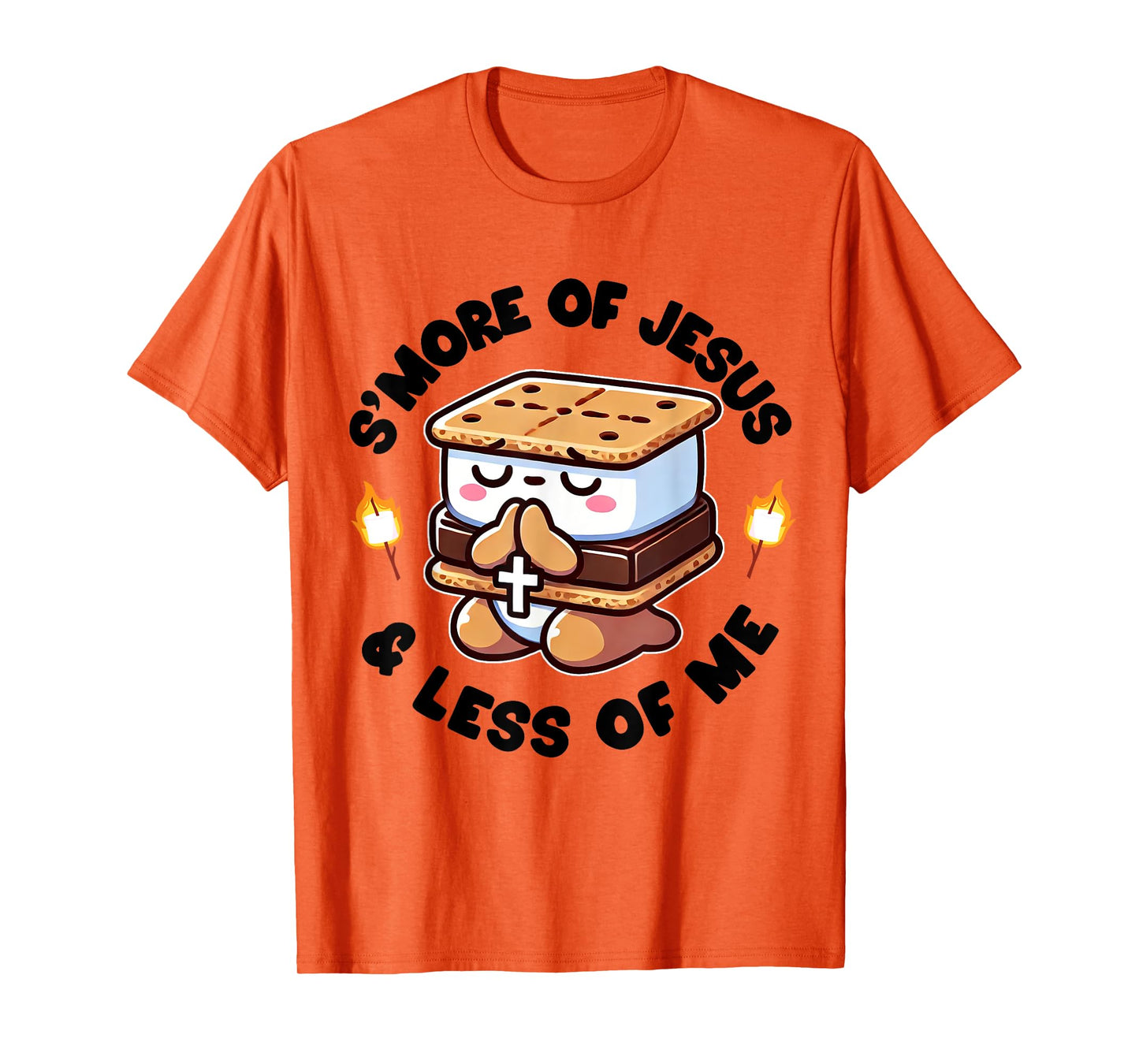S'more of Jesus and Less of Me Funny Christian T-Shirt