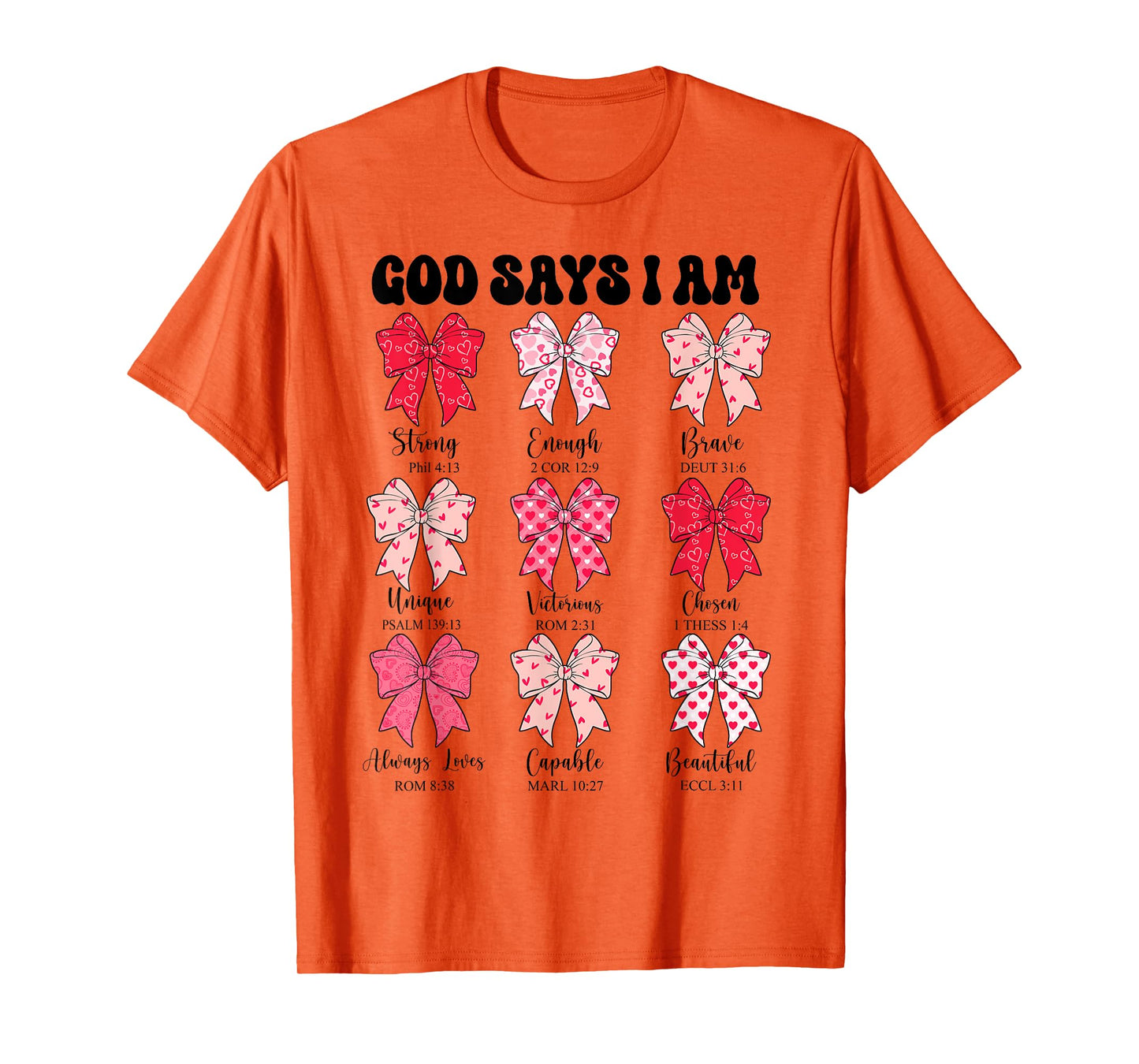 Cute God Say I Am Coquette Bow Christian Easter Girl Toddler T-Shirt