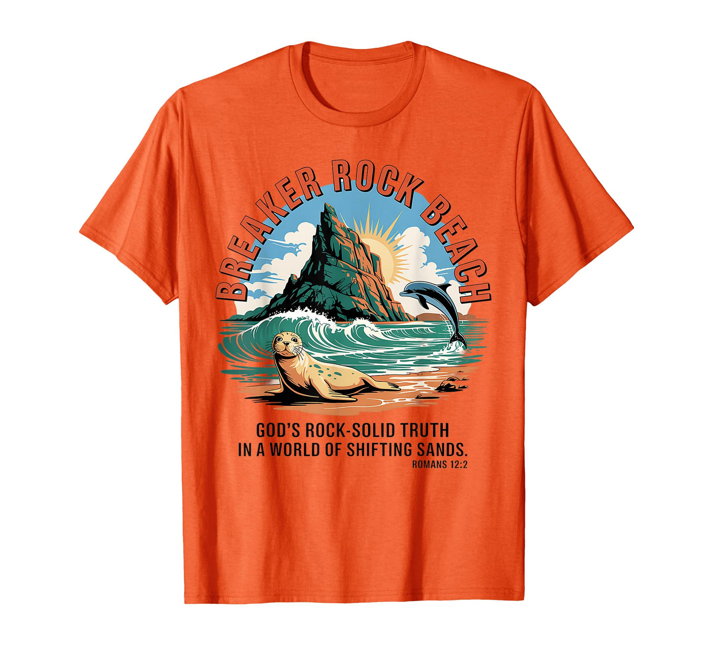 Breaker Rock Beach Christian God's Rock-Solid Truth VBS 2025 T-Shirt