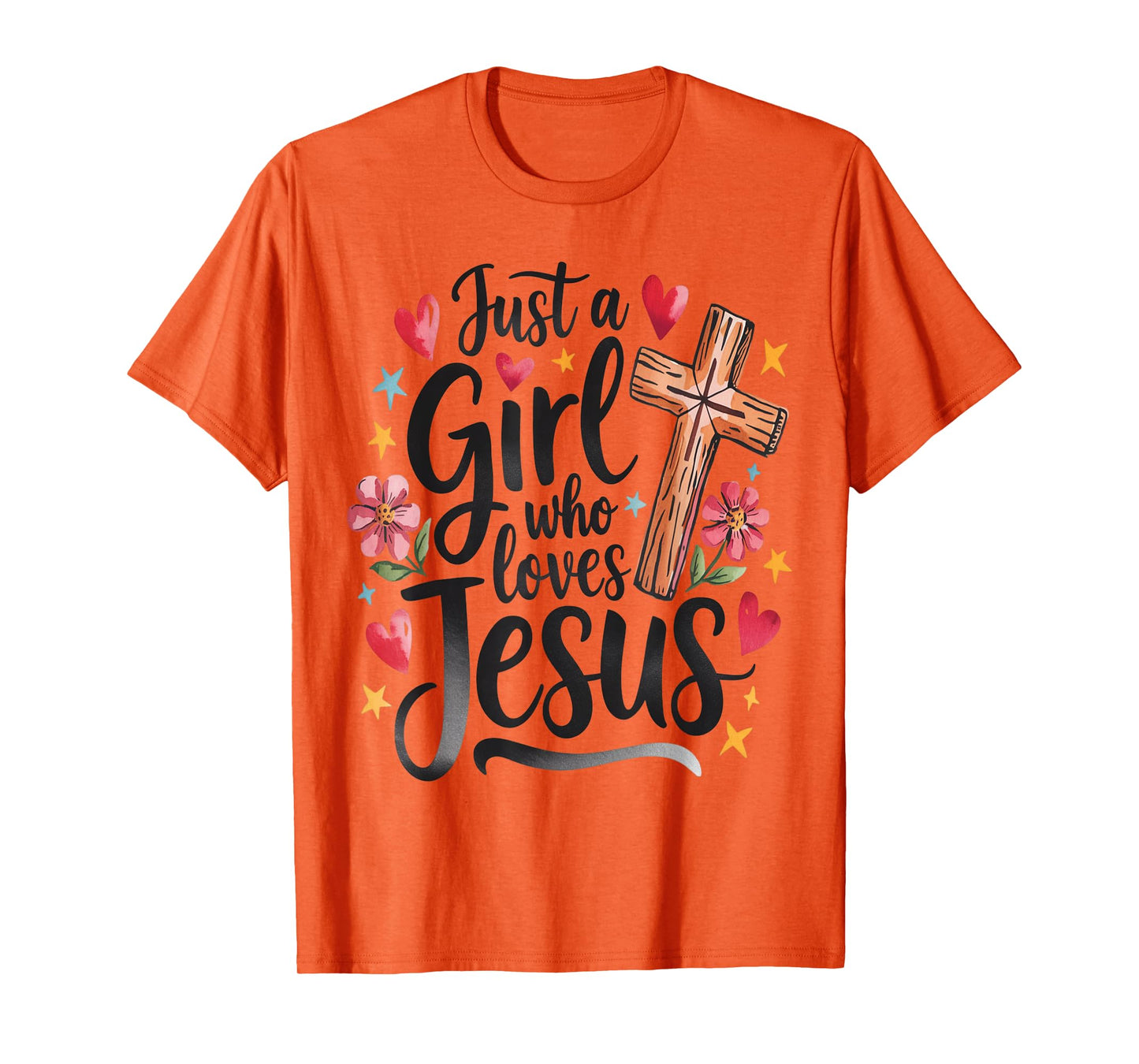 Just a Girl Who Loves Jesus Christianity Christ T-Shirt