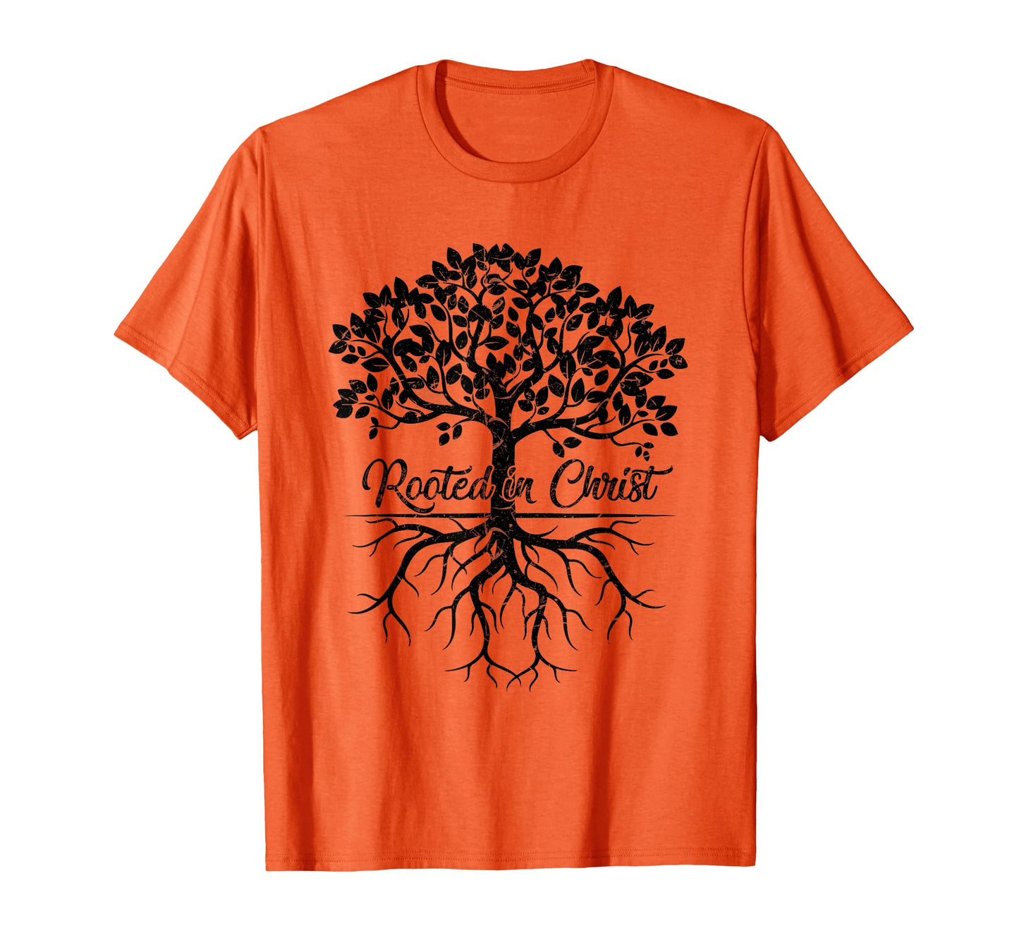 Rooted in Christ Shirt Christian Faith Bible Verse Mom T-Shirt