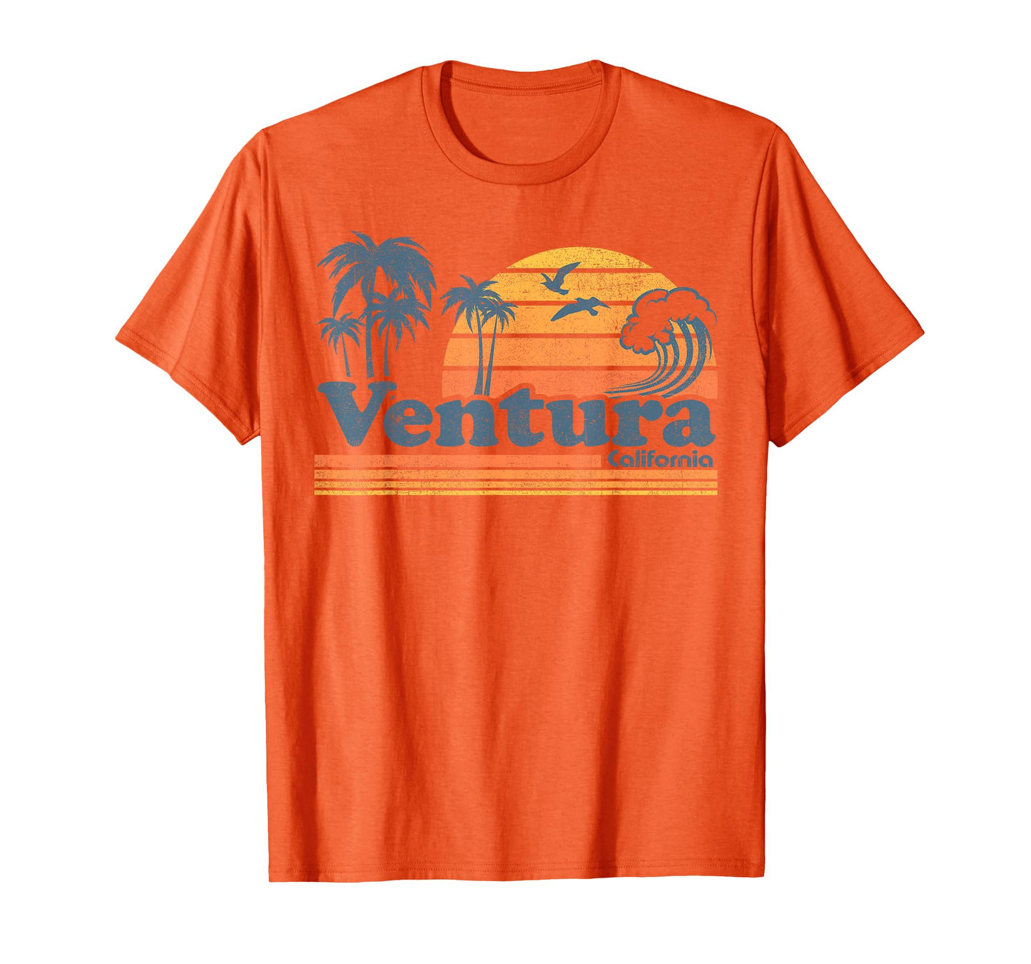 Ventura California Beach Vacation Cute Vintage Cali Retro T-Shirt