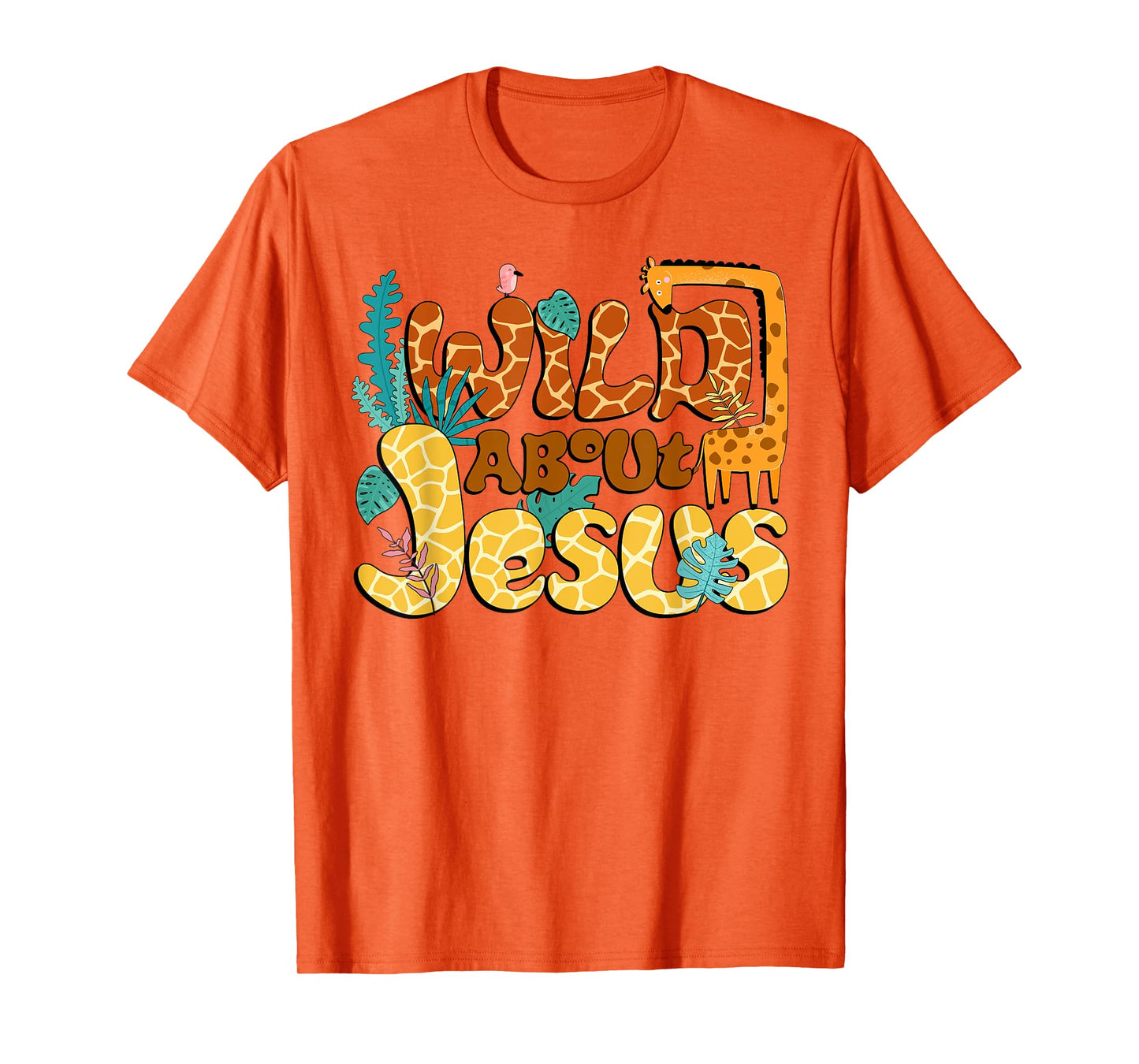 Wild About Jesus Christian Believer Leopard Zebra Print T-Shirt