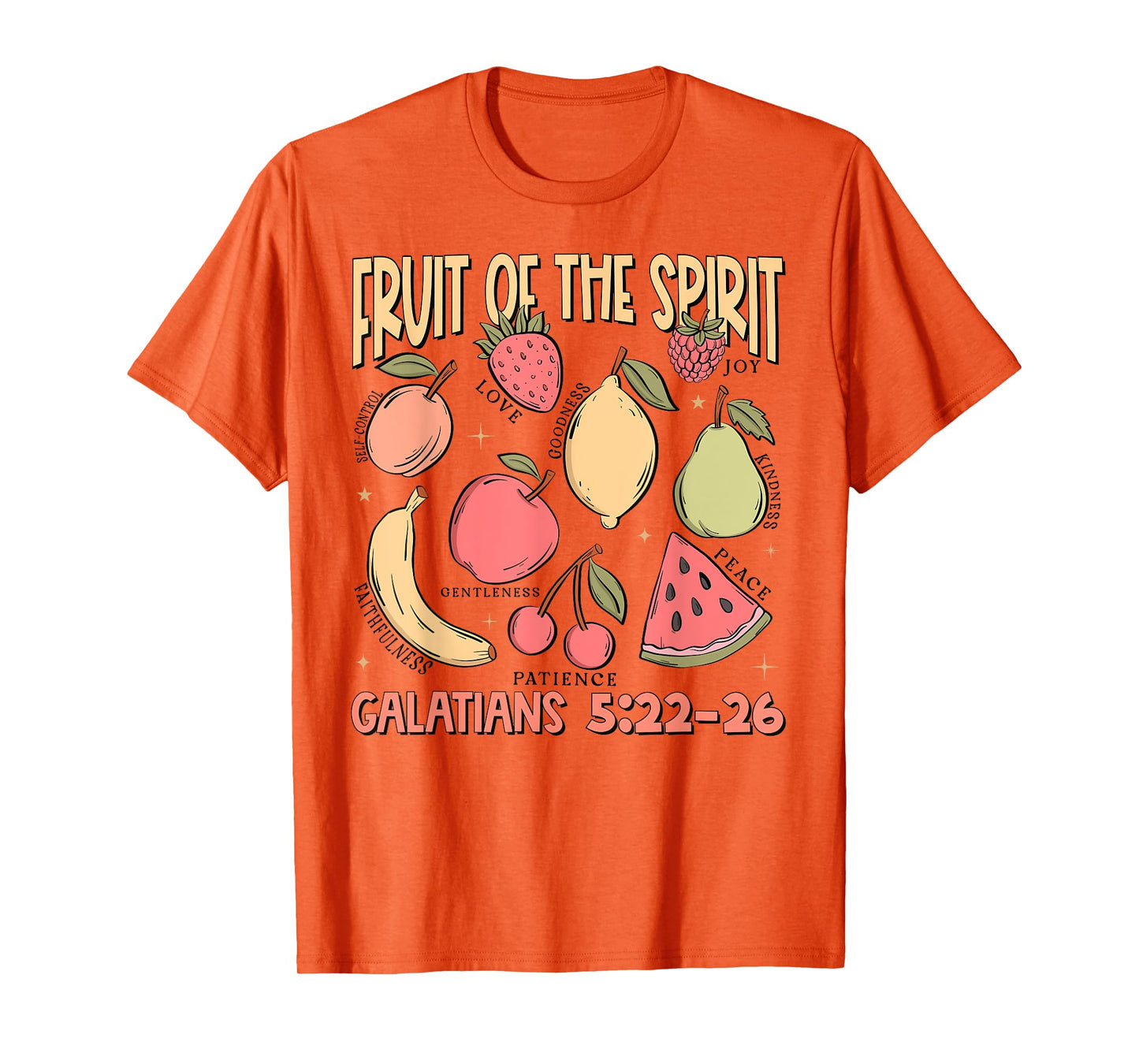 Fruits Of The Spirit Christian Bible Verse Jesus Faith Women T-Shirt