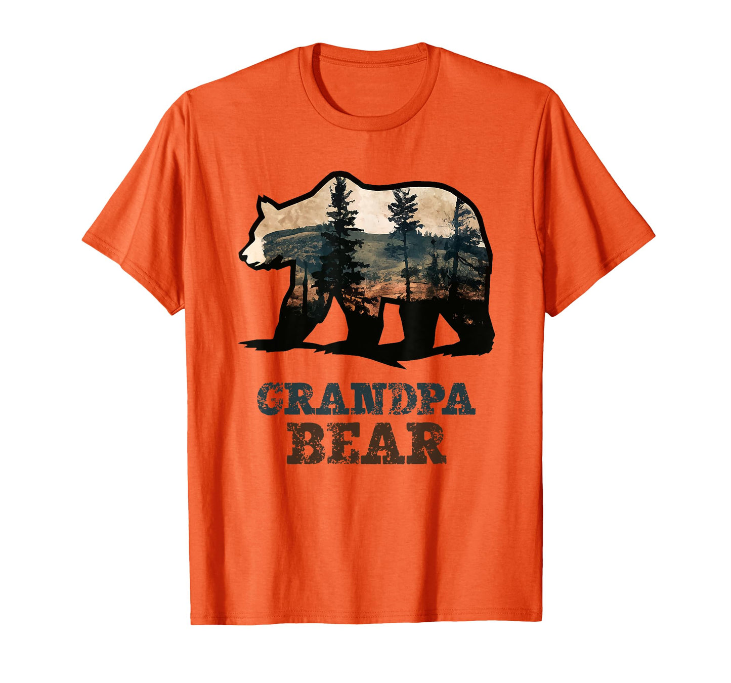 Grandpa Bear Vintage Retro Funny T-Shirt