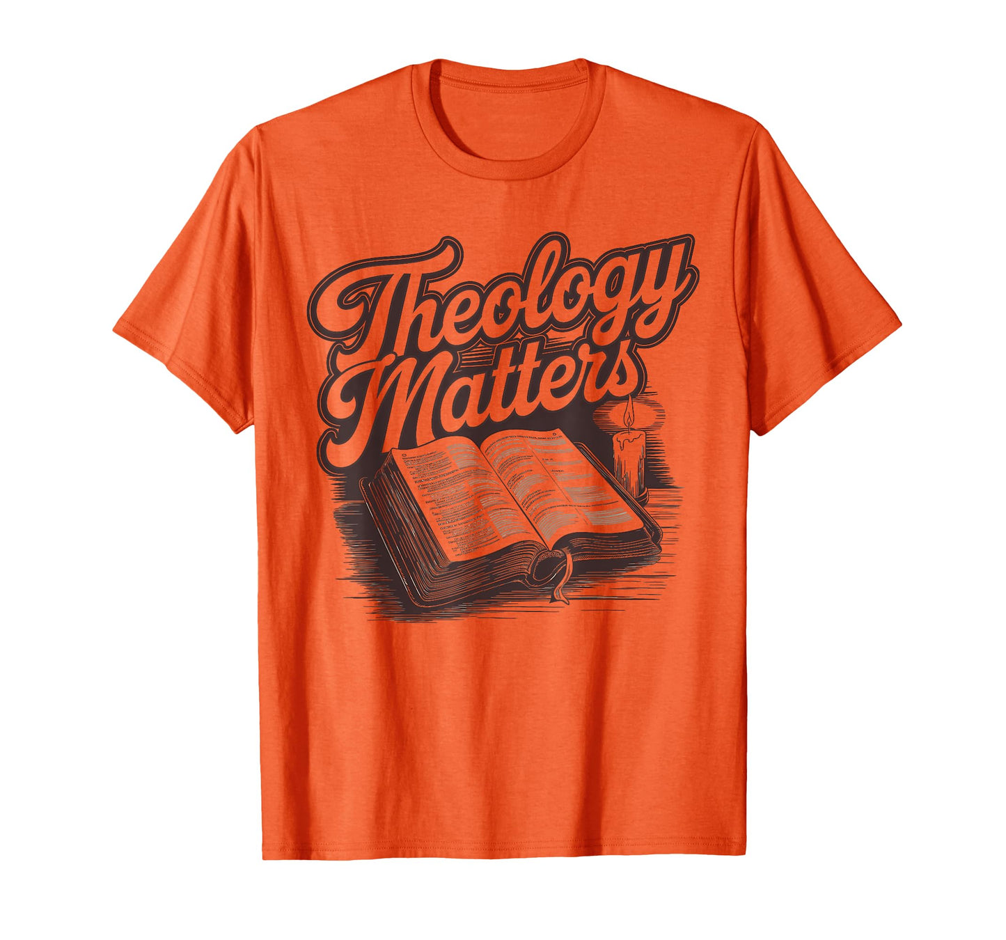 Theology Matters Open Book Design T-Shirt