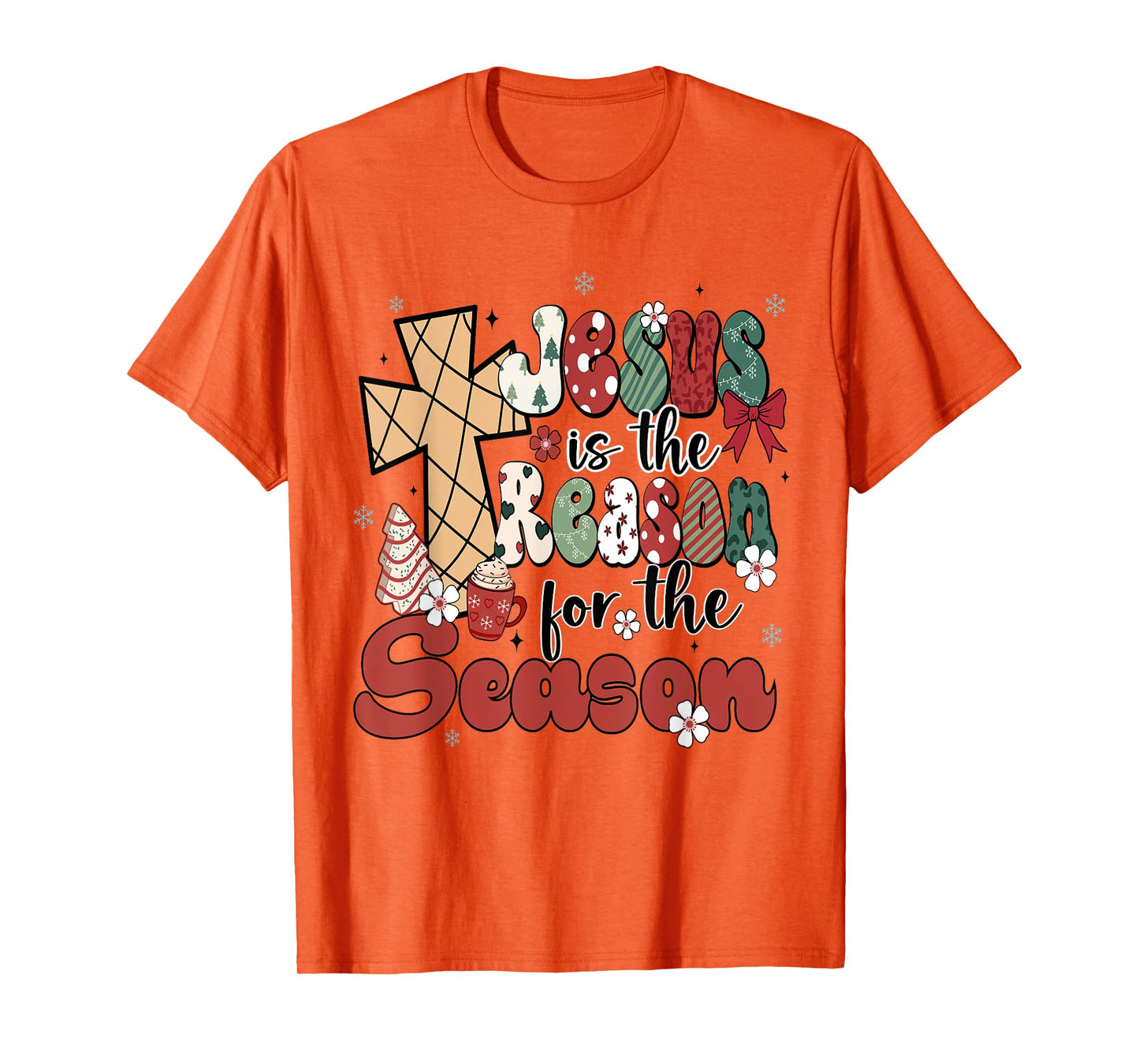 Jesus Is The Reason For The Season Christmas Jesus Xmas T-Shirt