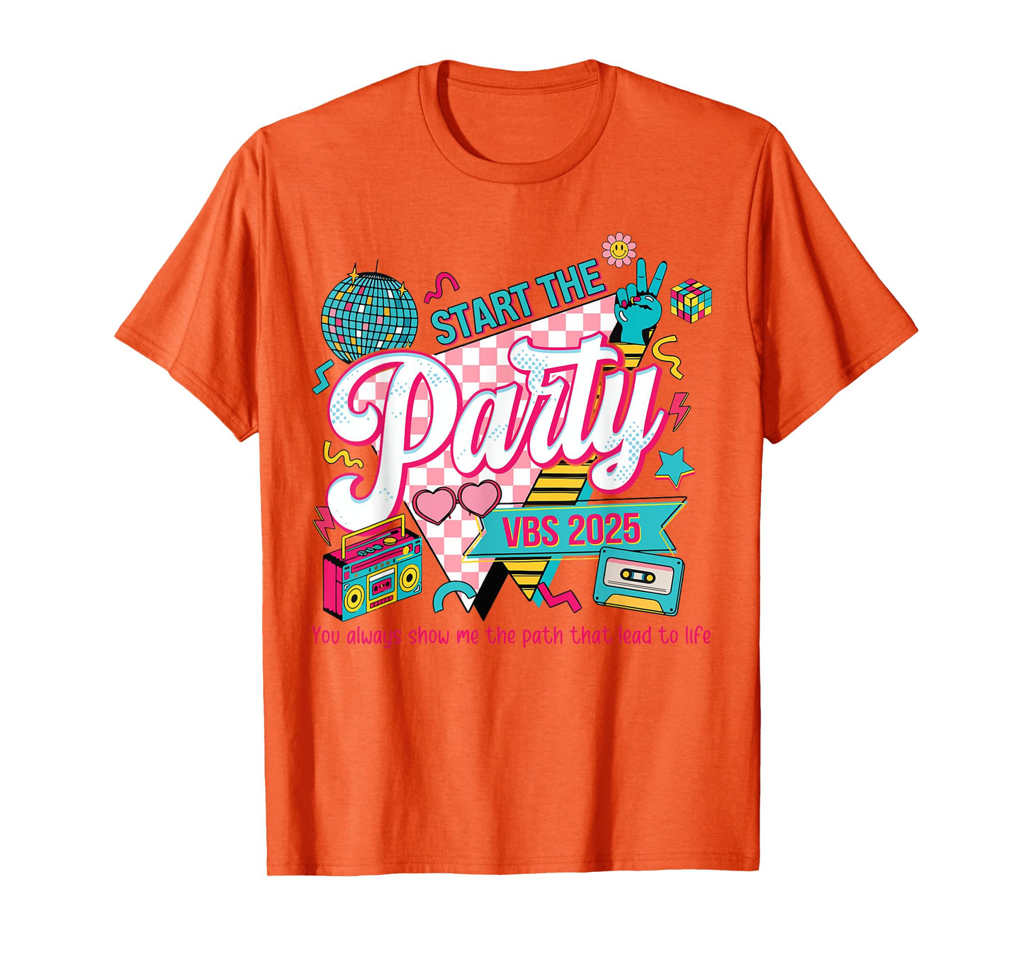 Cute Start The Party VBS 2025 VBS Week Vacation Bible School T-Shirt