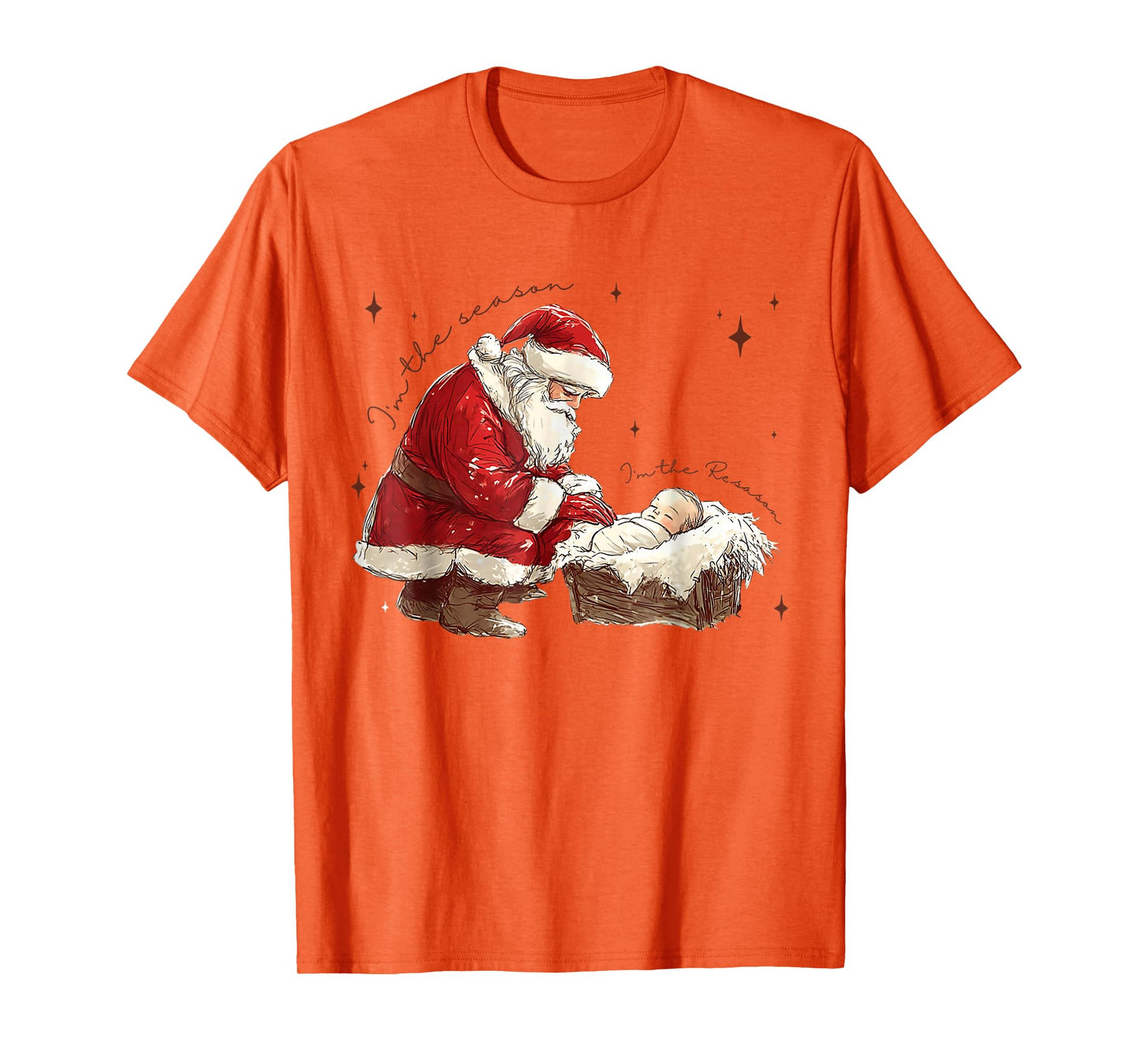 I'm The Season I'm The Reason Christian Christmas Santa T-Shirt