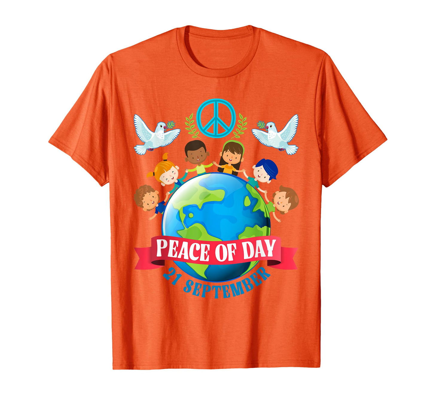 World Peace Day International Day of Peace September 21 Kids T-Shirt